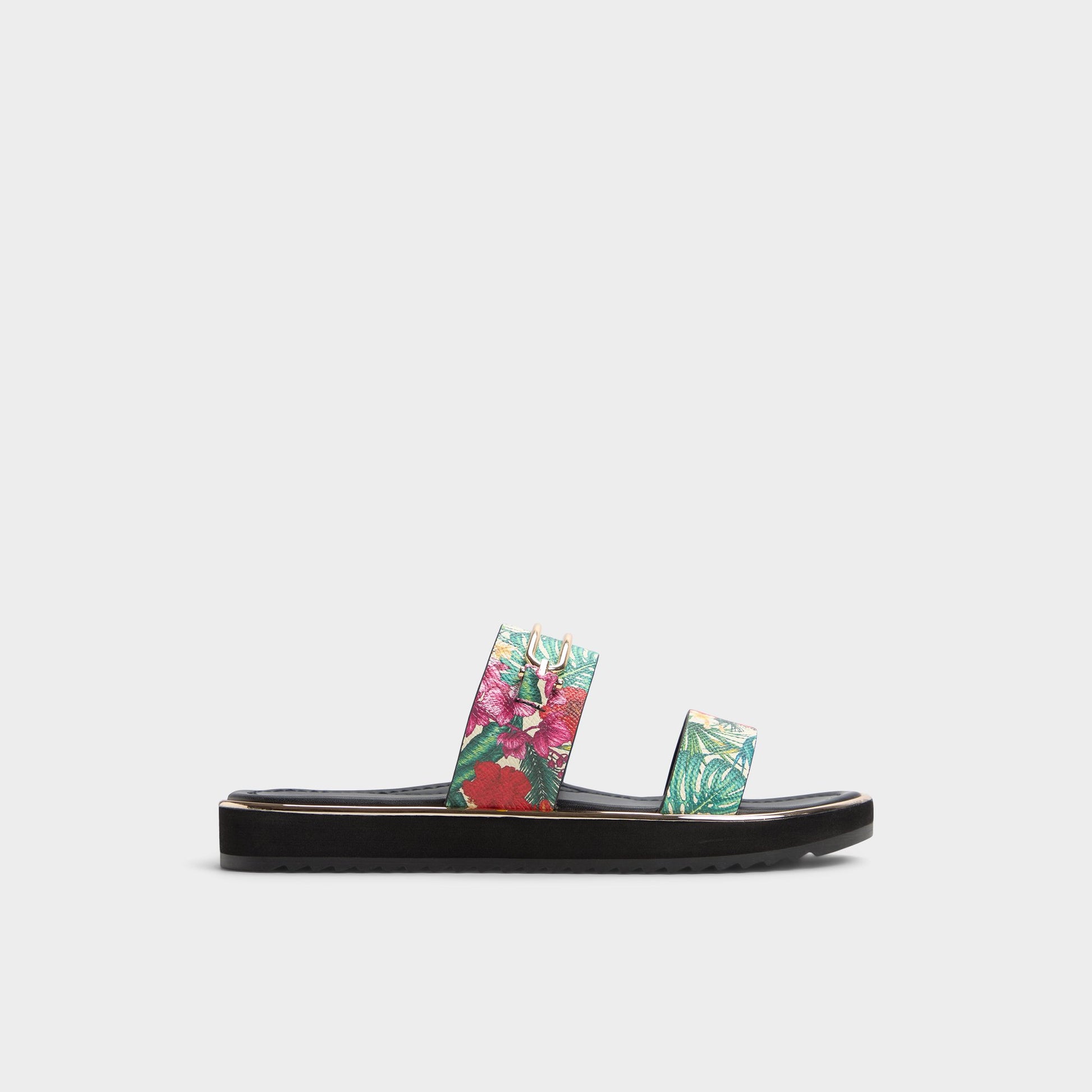 Main View of Multi Lagoon Strappy flat sandal for Womens