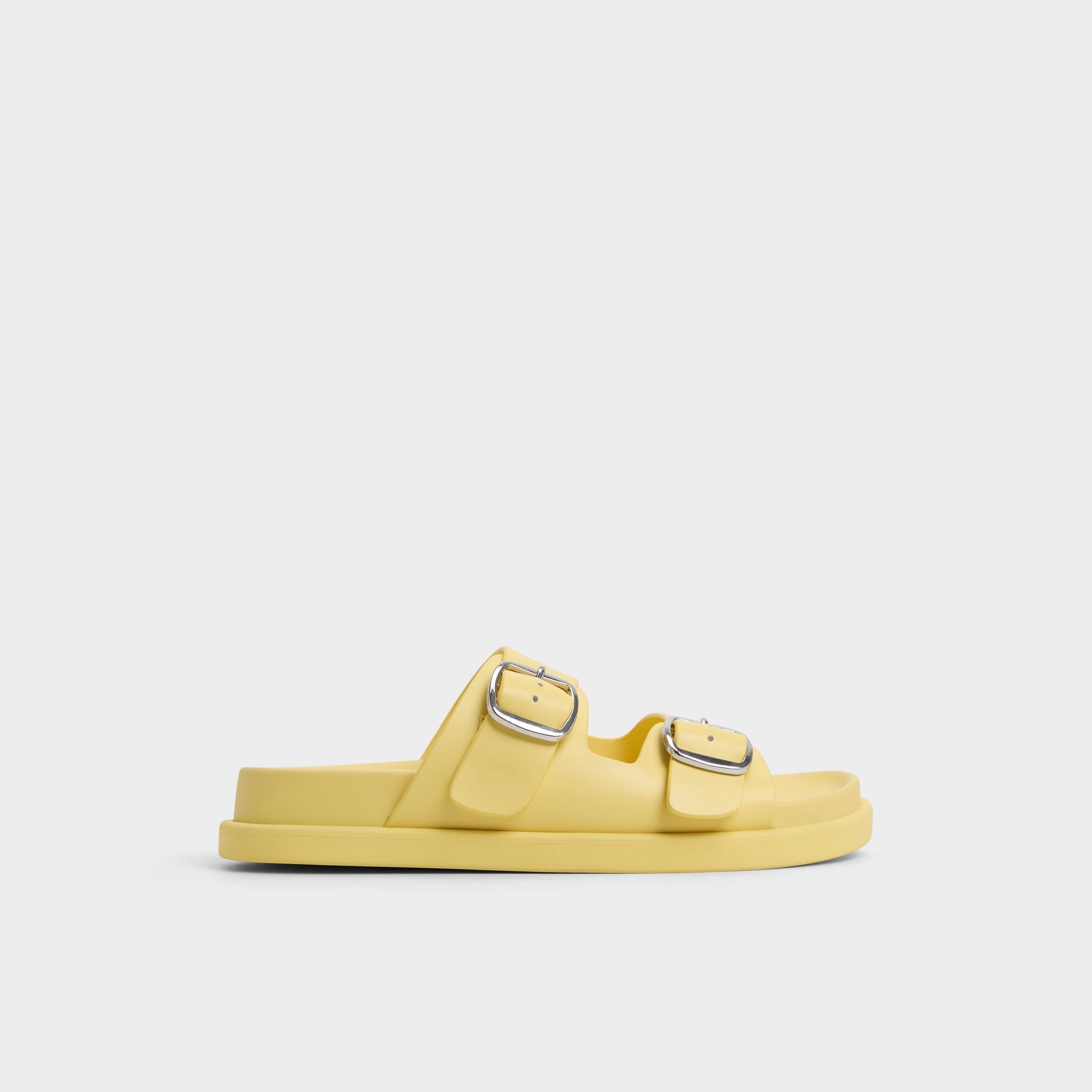 Vue principale de Jaune Bohochic Sandale à assise plantaire pour Femmes