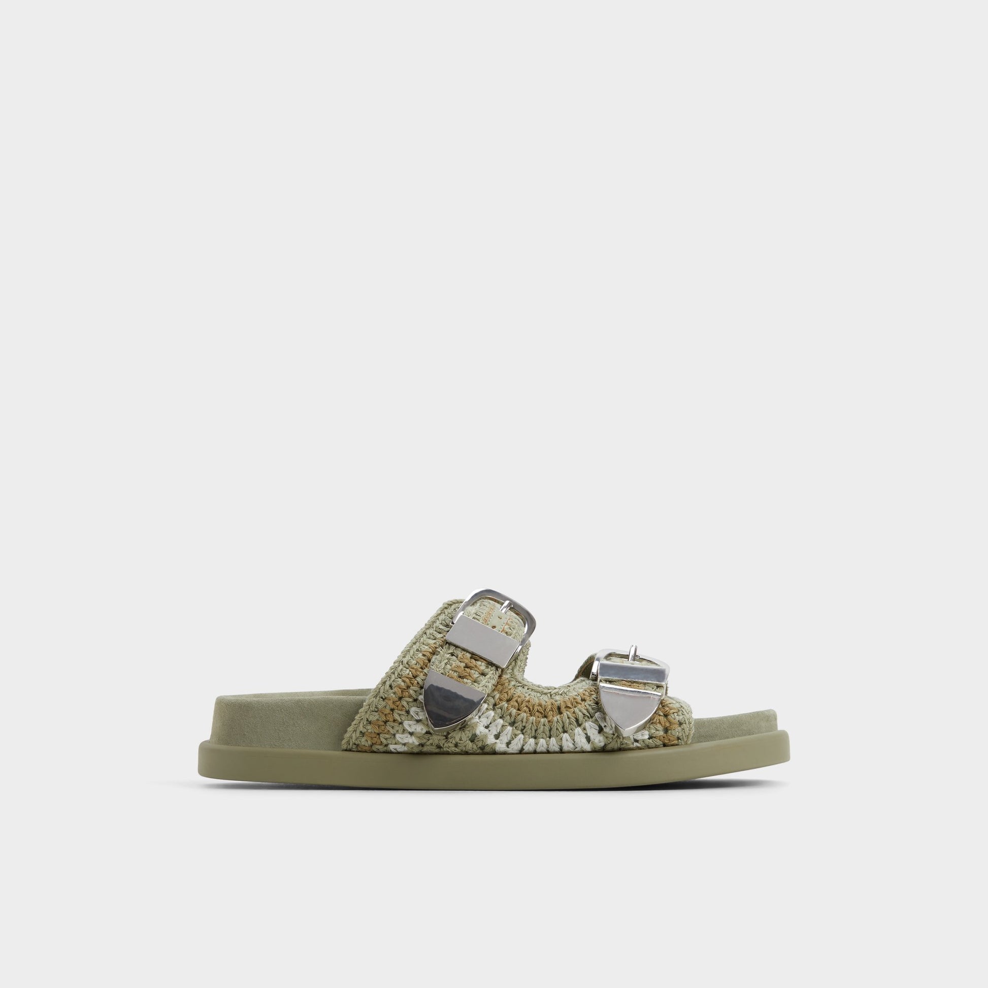 Main View of Khaki Bohodream Footbed sandal for Womens