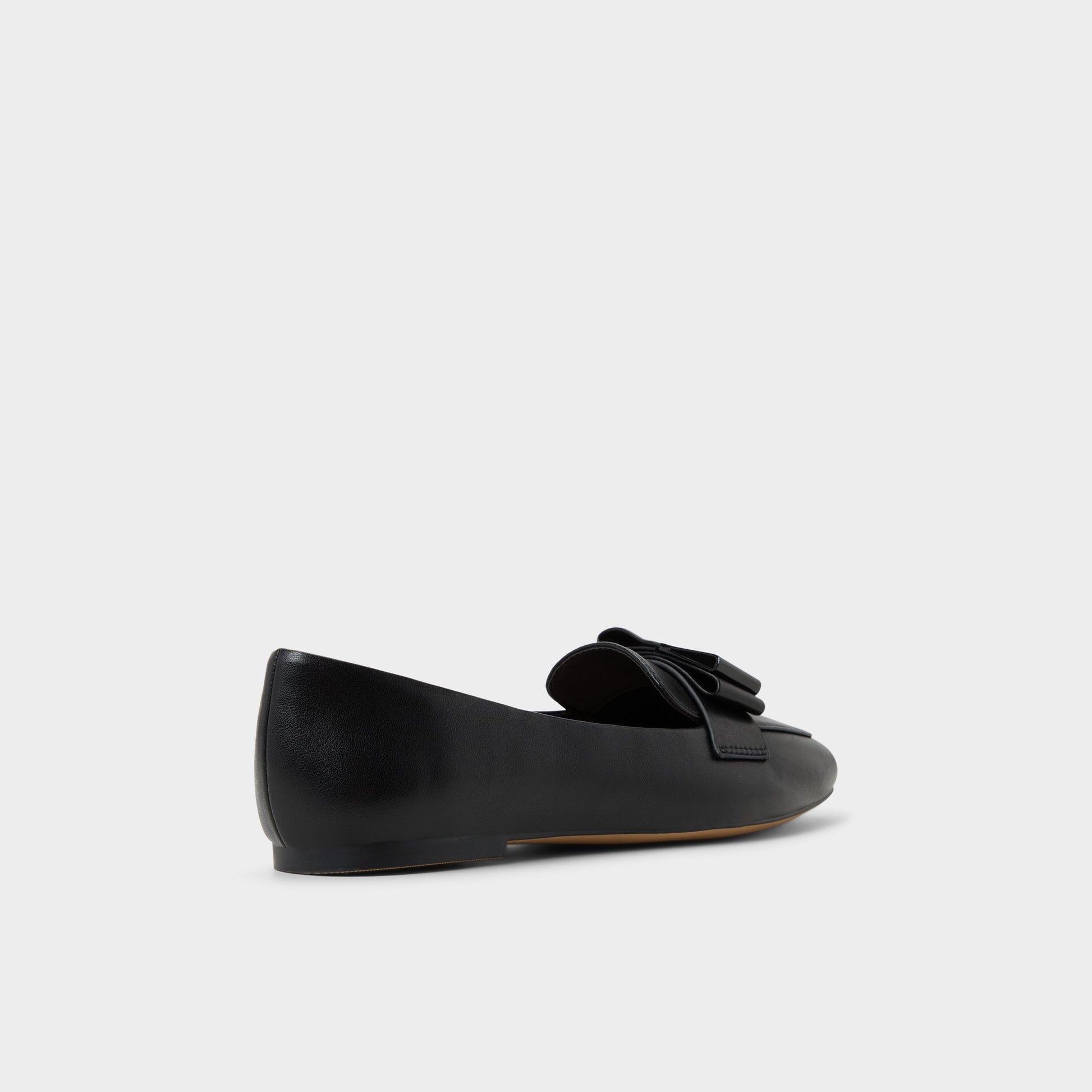Three-quarter angle of Black Talanany Loafer's back side