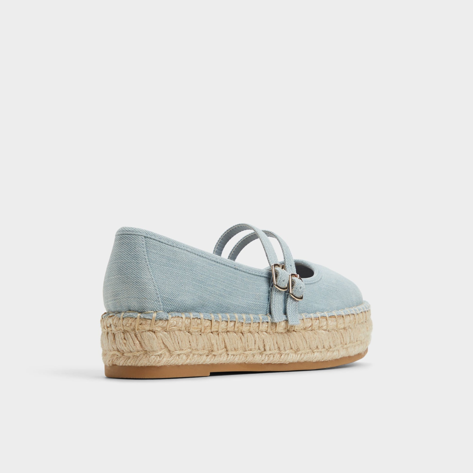 Three-quarter angle of Denim Summerfling Espadrilles's back side
