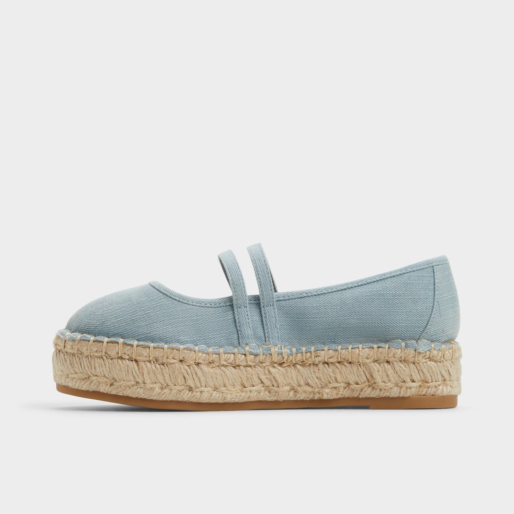 Side view of Denim Summerfling Espadrilles
