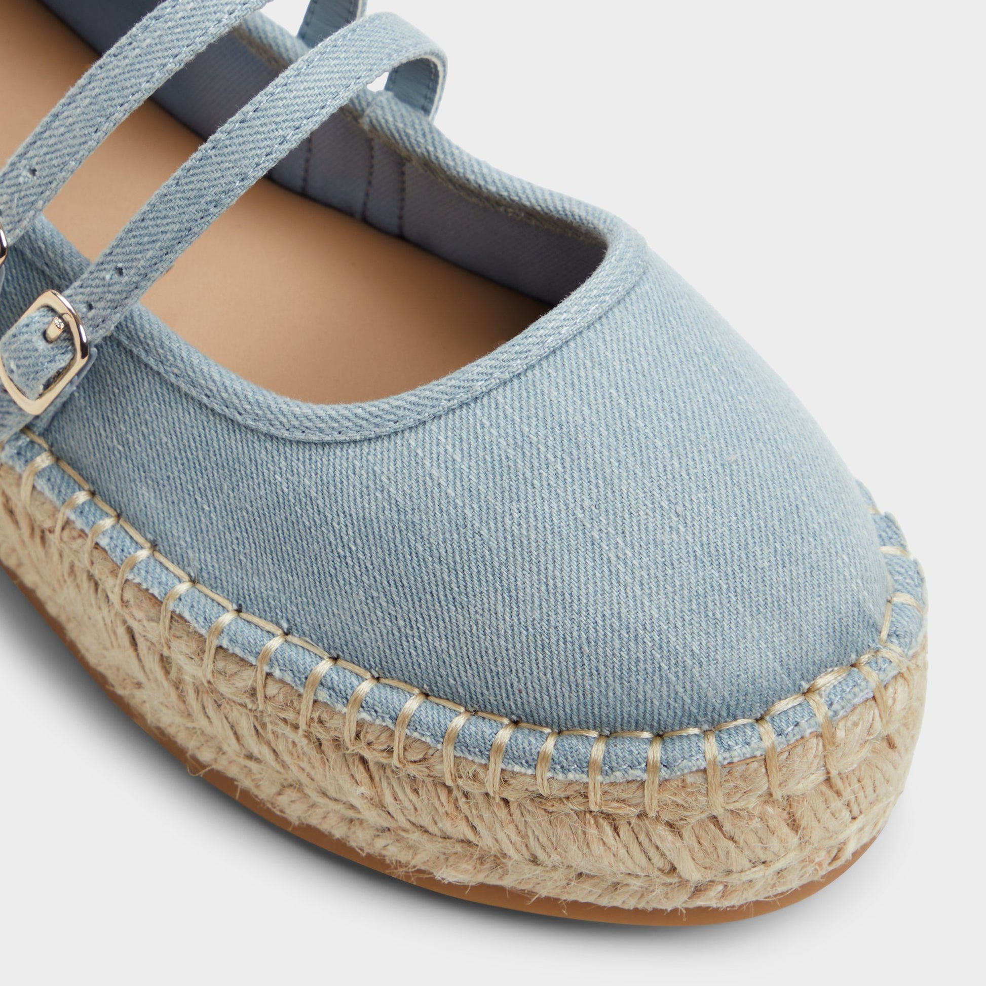 Close-up of the Denim Summerfling Espadrilles