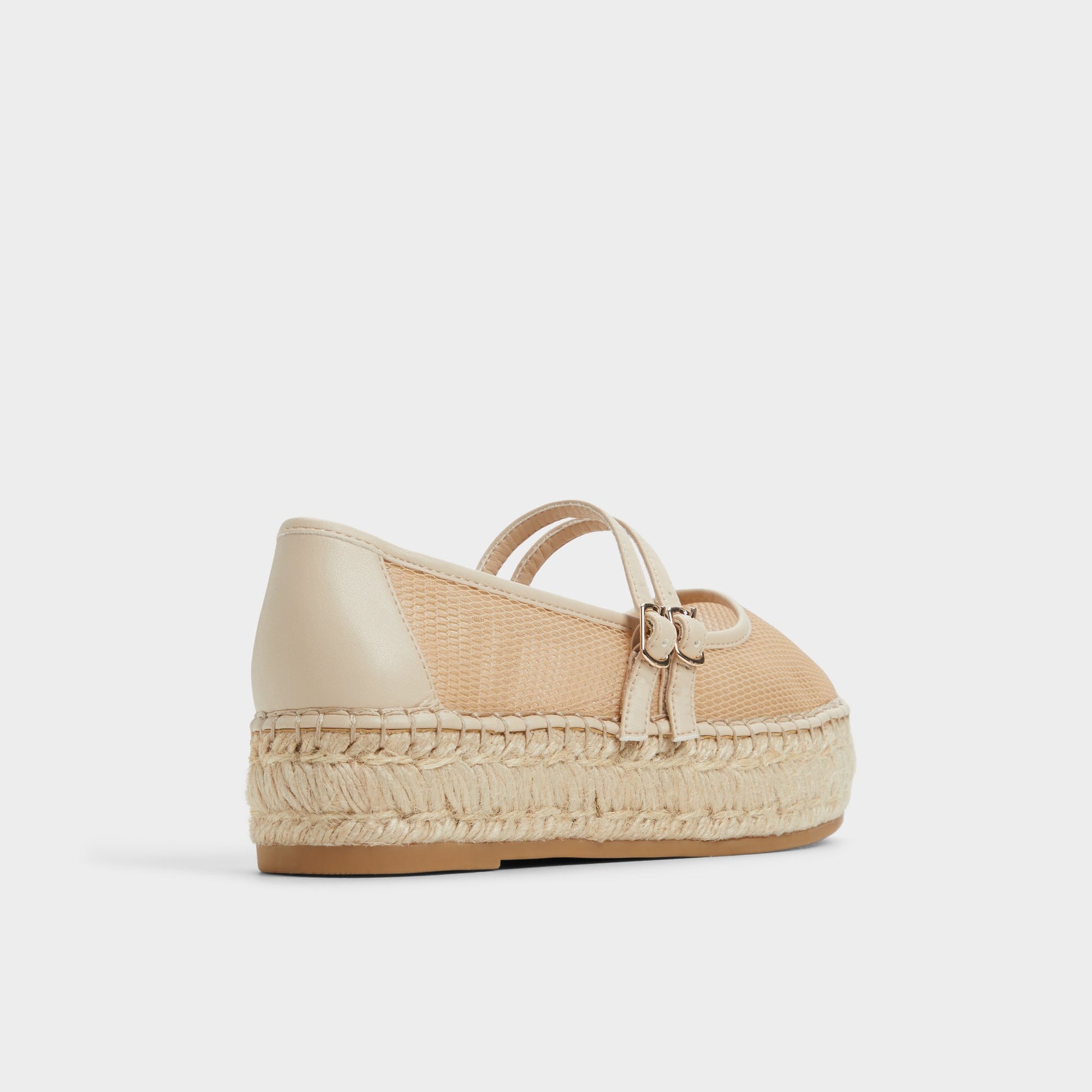 Three-quarter angle of Other Beige Summerfling Espadrille's back side