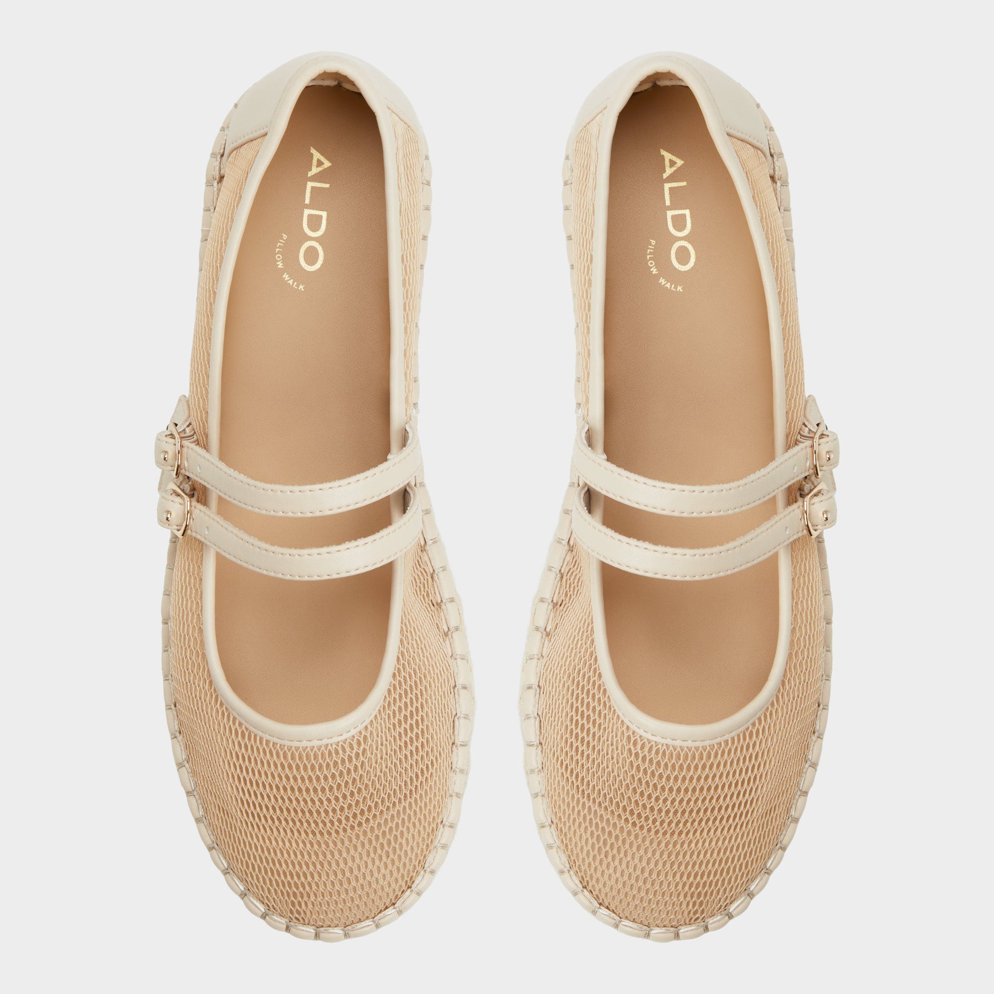 Top-down view of the Other Beige Summerfling Espadrille