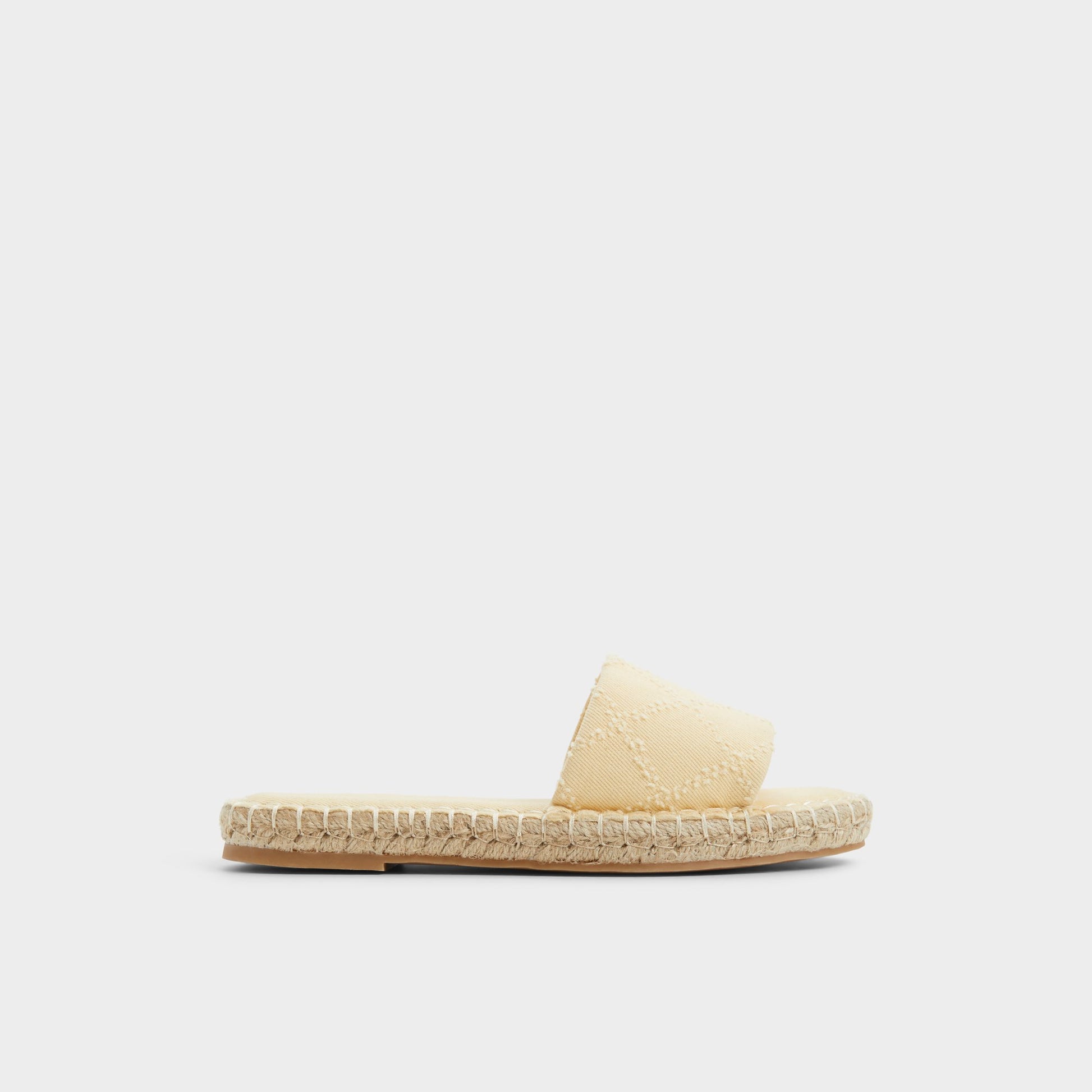 Main View of Dark Yellow Erireni Slide sandal for Womens