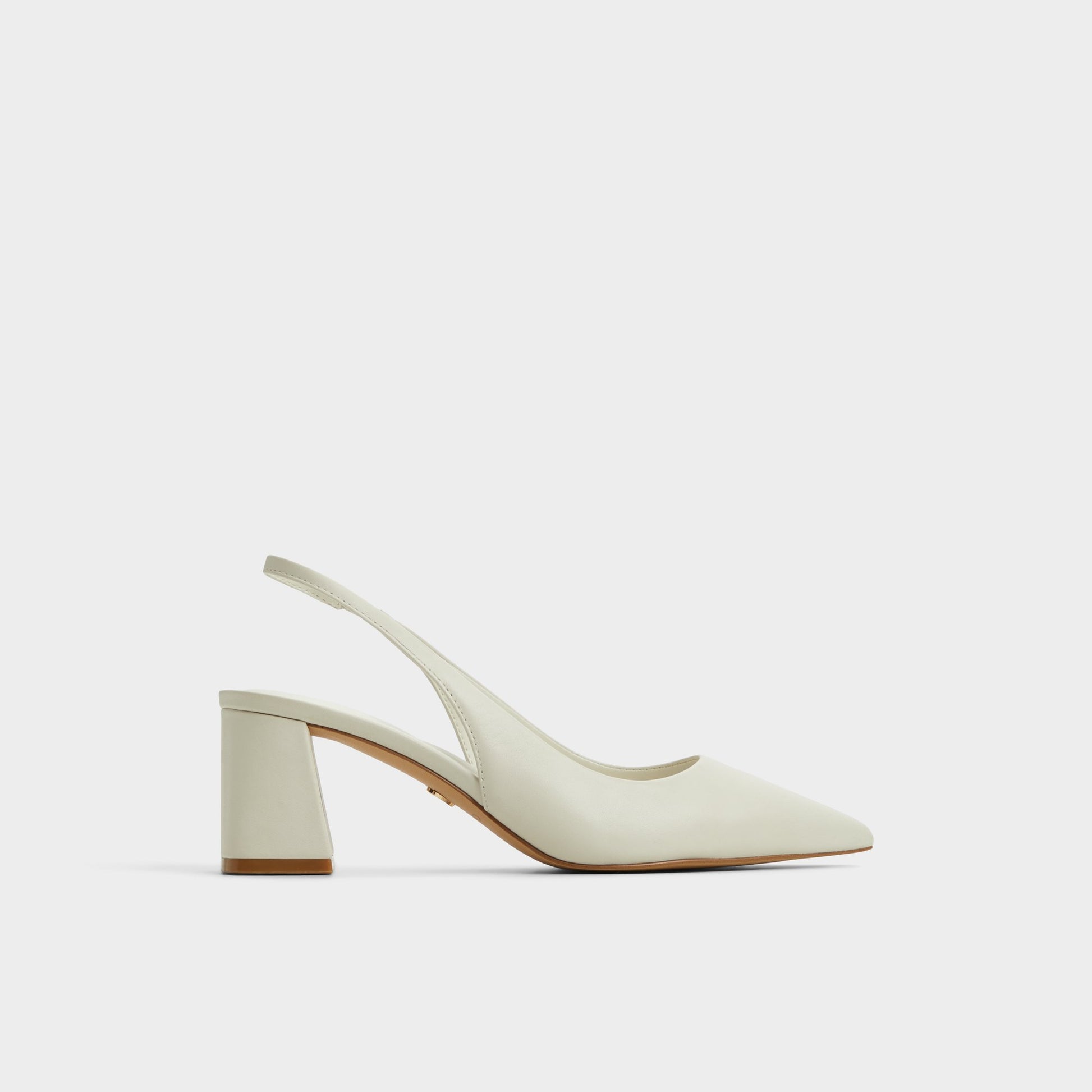 Main View of White/Bone Uliana Slingback heel for Womens