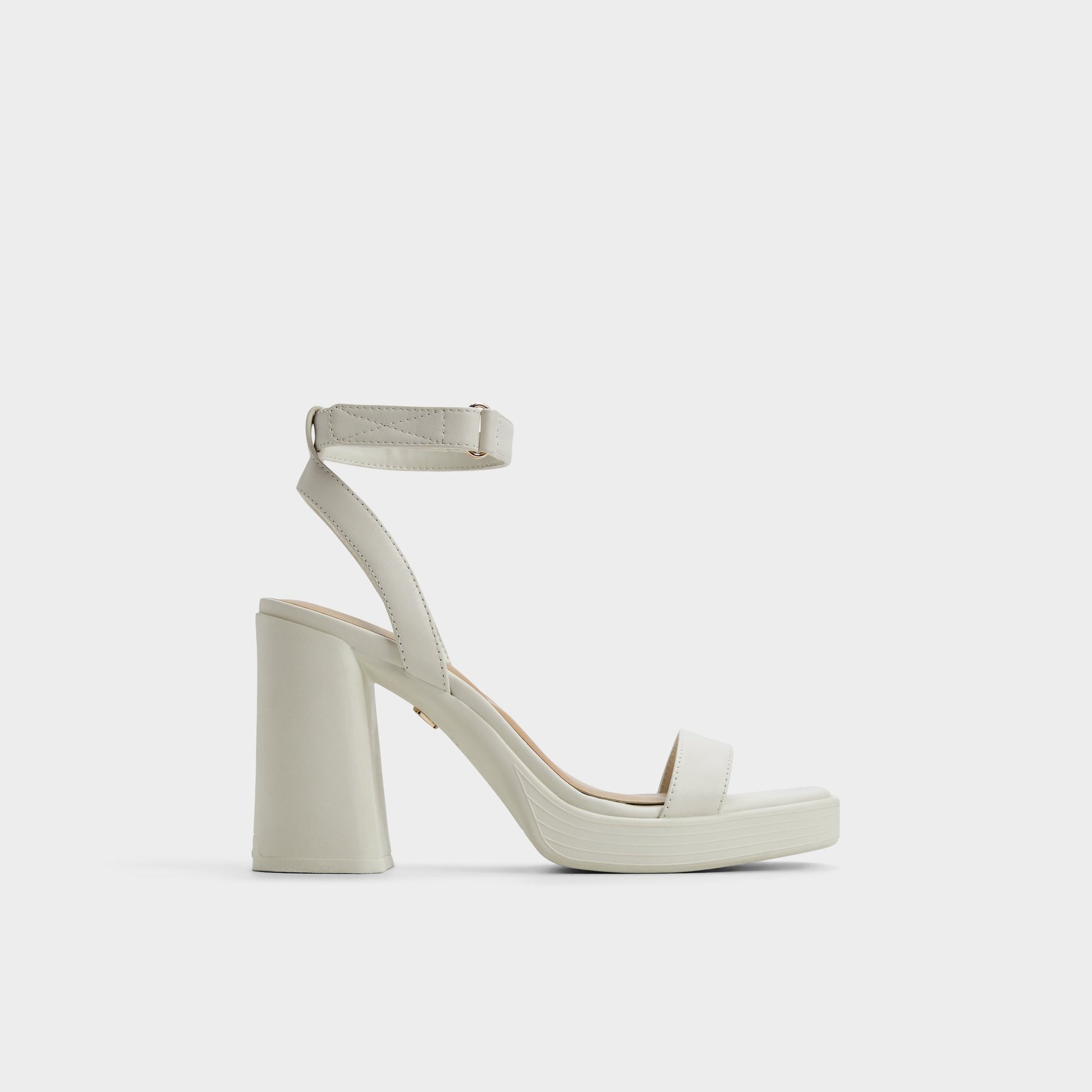 Main View of White/Bone Berade Strappy heeled sandal for Womens