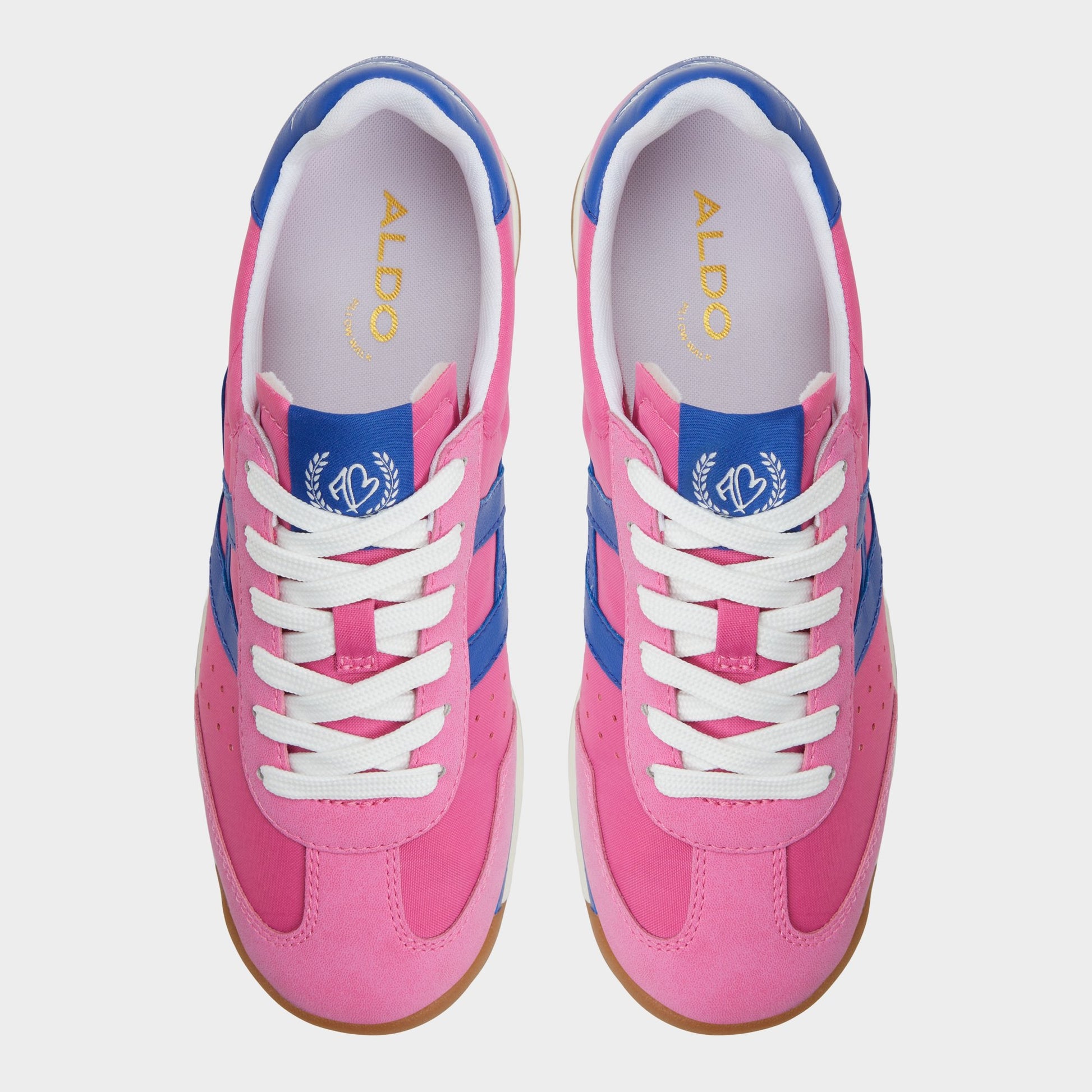 Top-down view of the Open Pink Stepcount Jogger sneaker