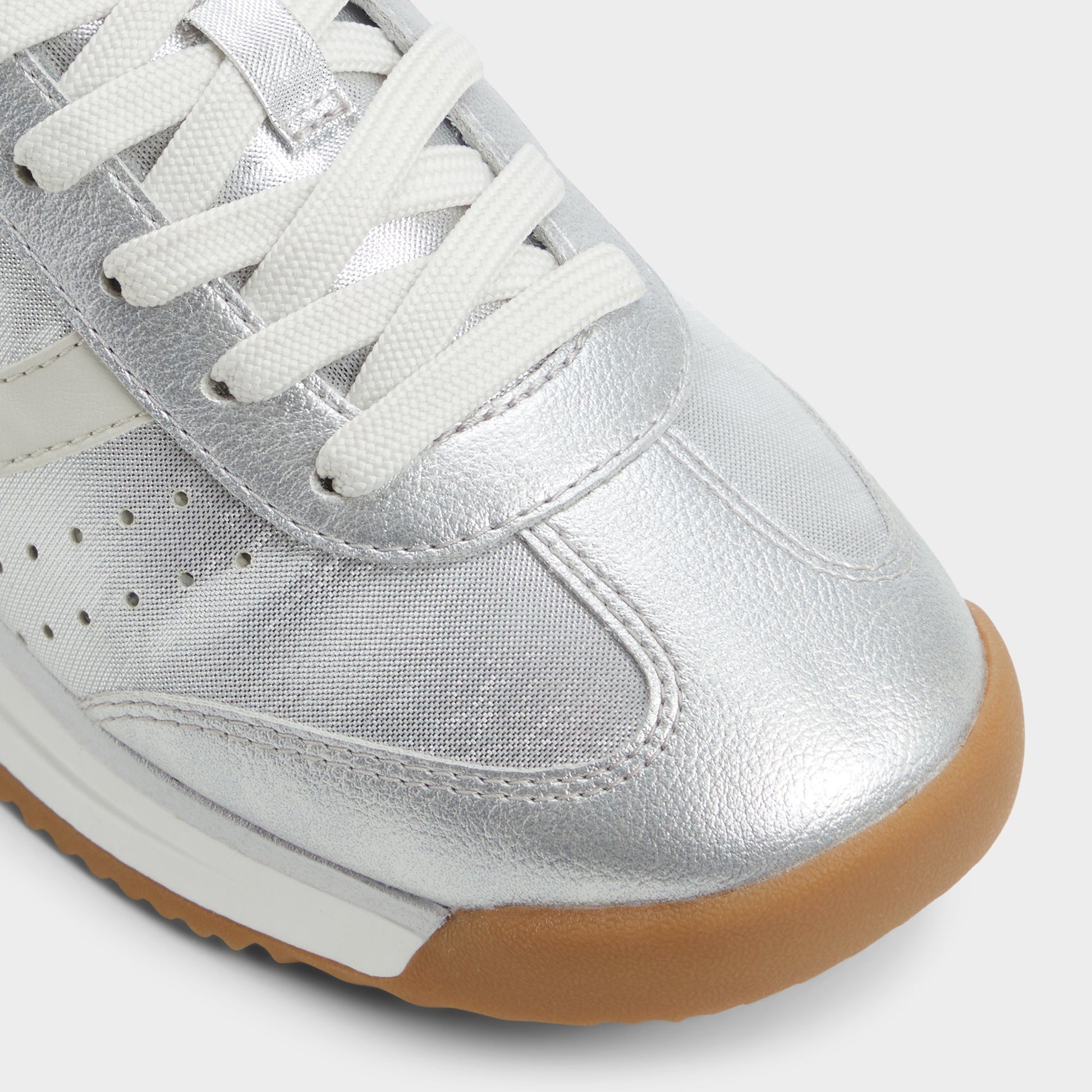 Close-up of the Silver Stepcount Jogger sneaker