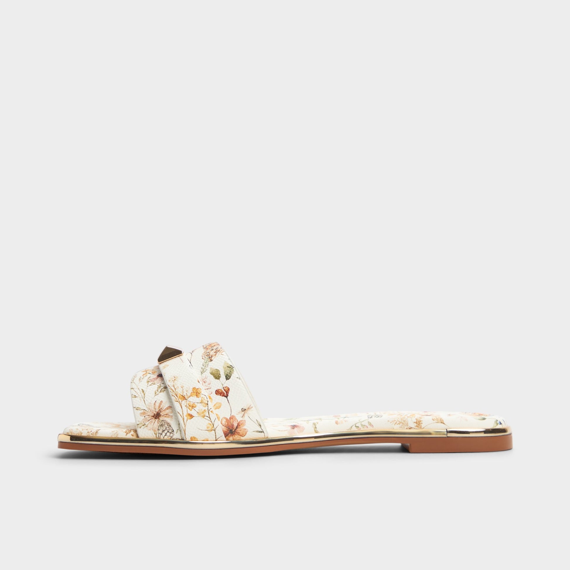 Side view of Multi Darine Slide sandal