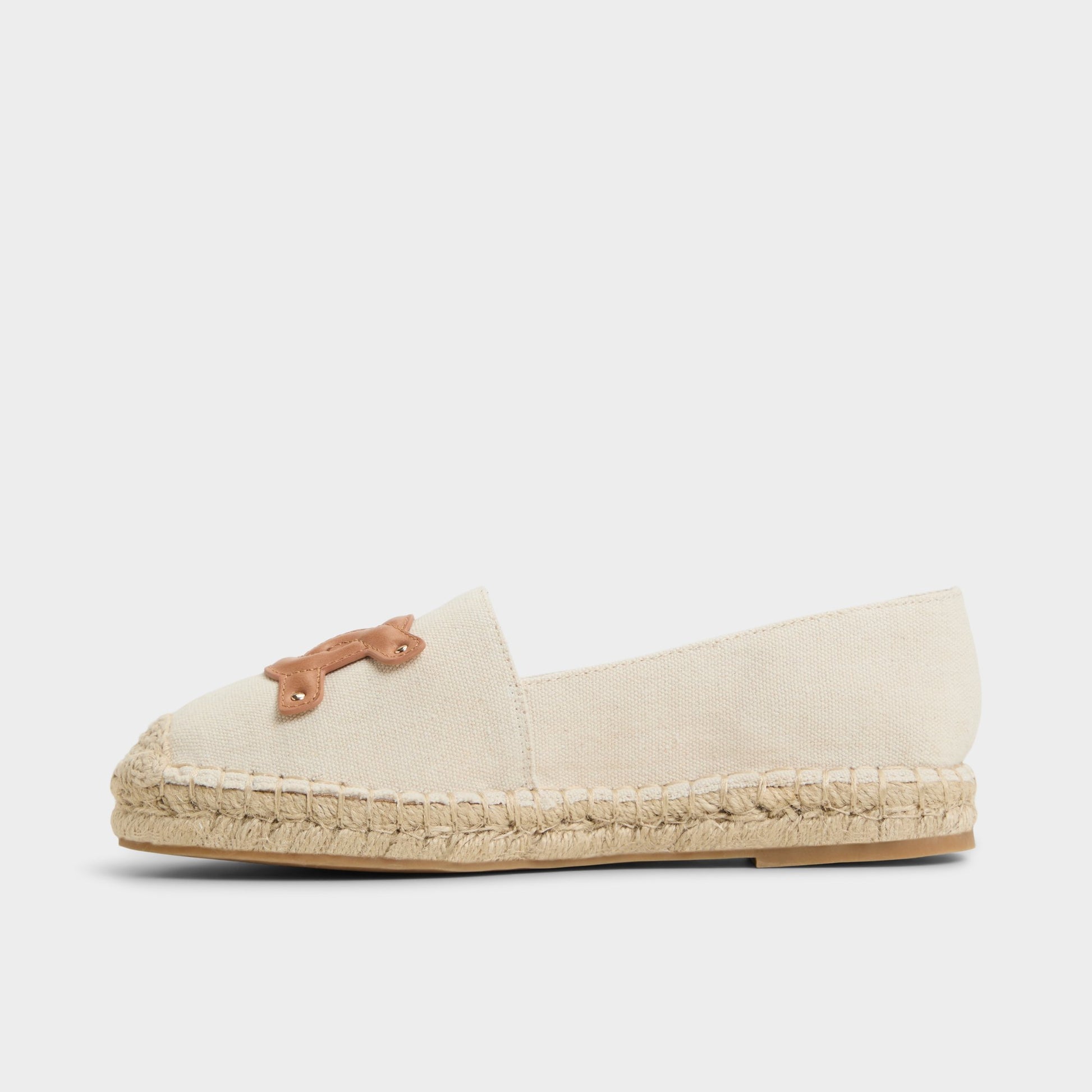 Side view of Natural Santaclara Espadrille