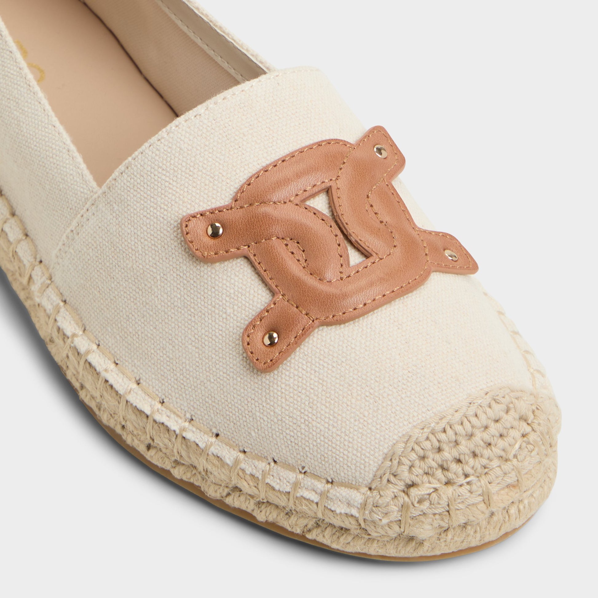 Close-up of the Natural Santaclara Espadrille