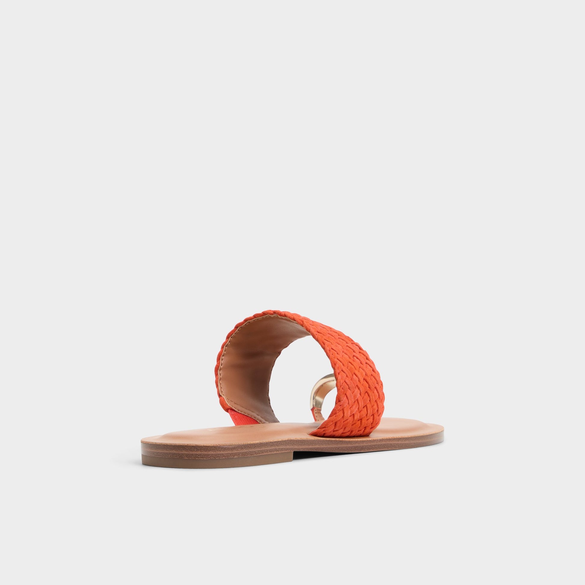 Three-quarter angle of Medium Red Beachwalk Slide sandal's back side