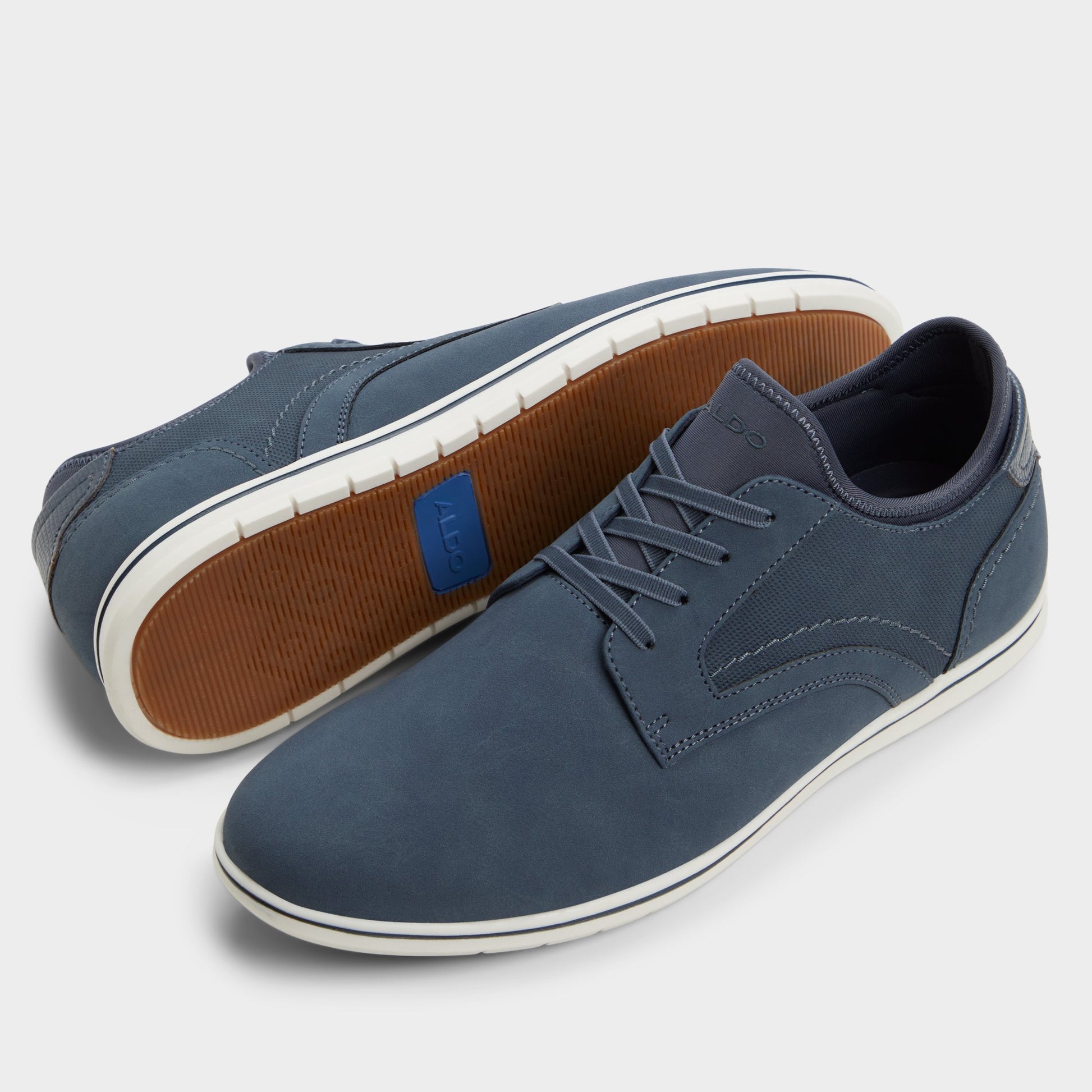 Highlighted view of a pair of Navy Carnaby s