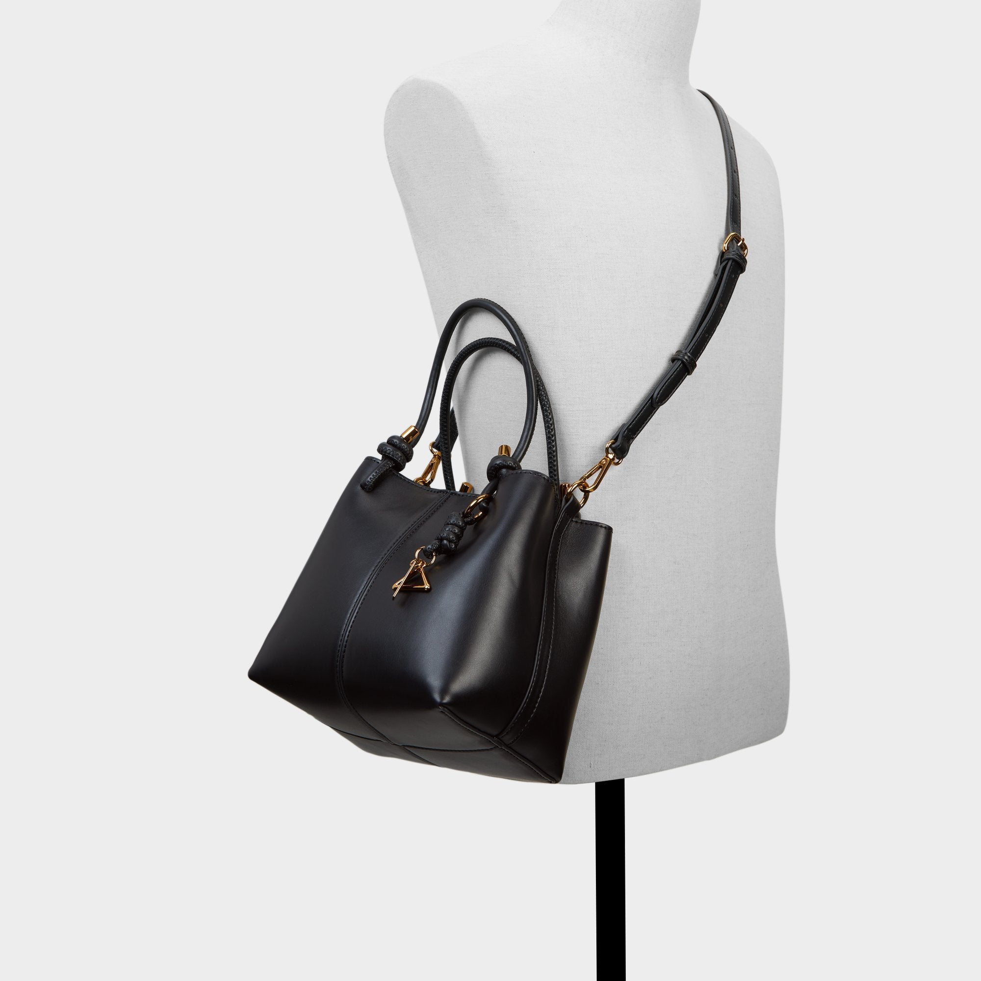 Evielily Black Overflow Women's Shoulder Bags