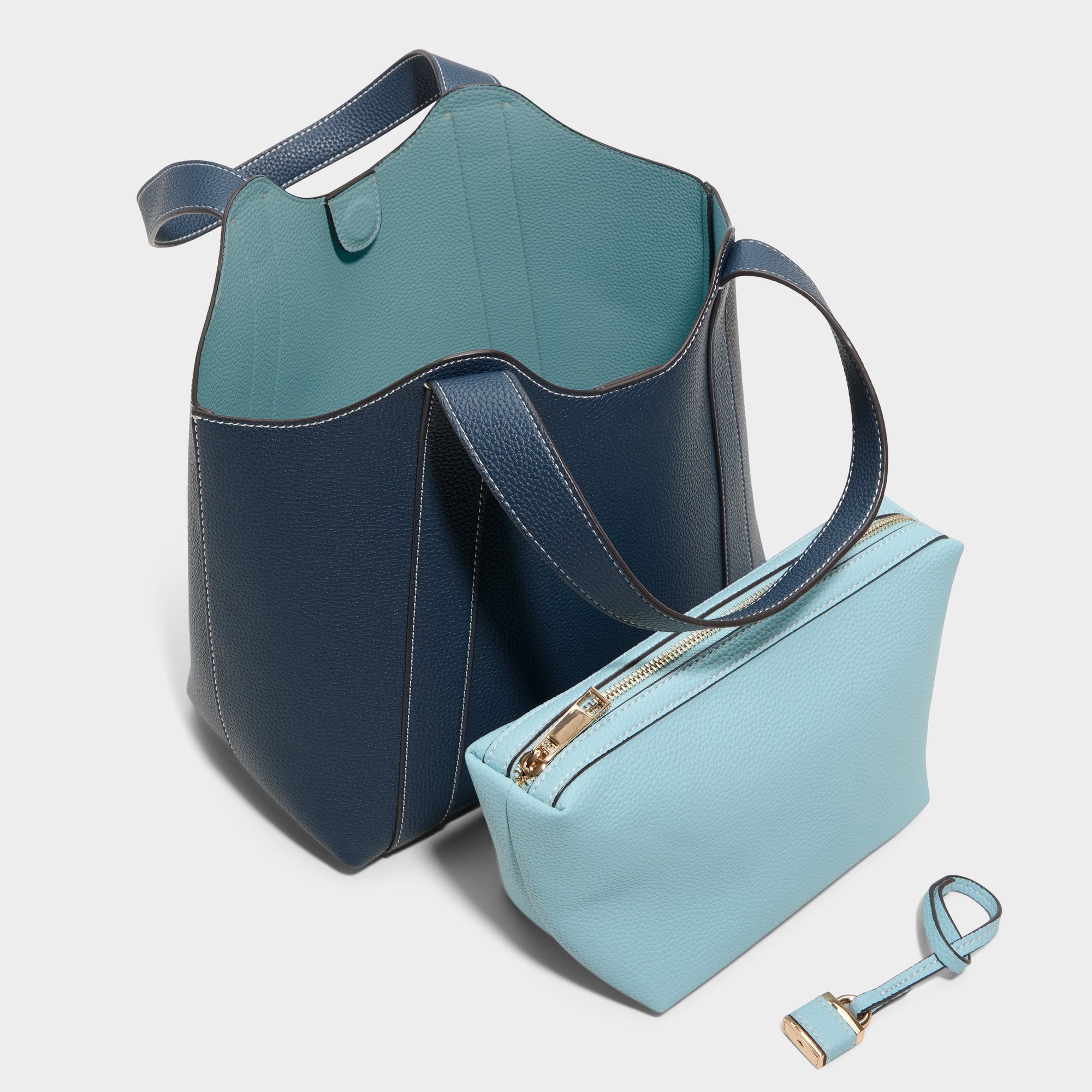 Rowsleyyx Navy Women's Tote & Satchel bags Rowsleyyx Navy Women's Tote & Satchel bags