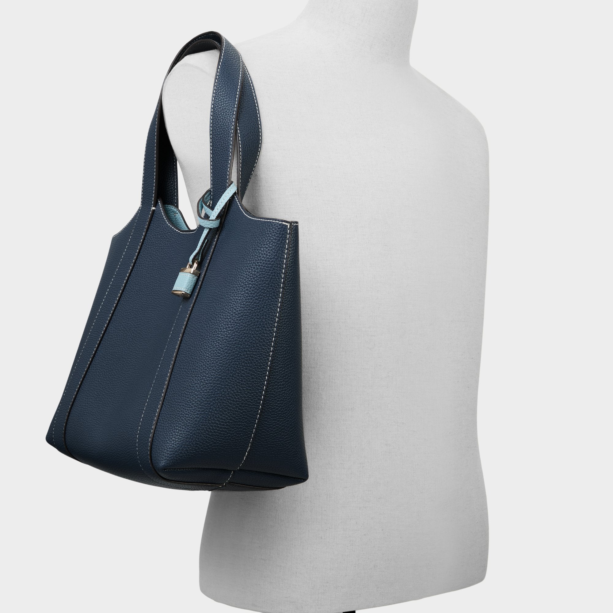 Rowsleyyx Navy Women's Tote & Satchel bags