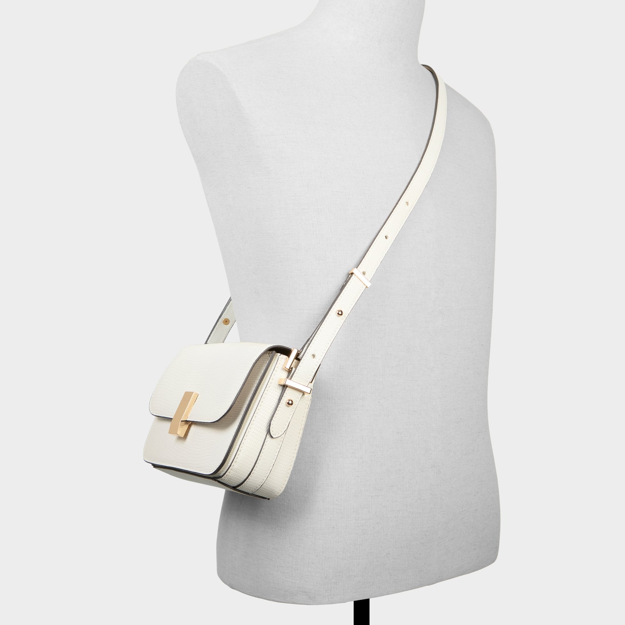 にこ¨̮⃝ item shoulder bag（ivory） Eteiniix White Women's Shoulder Bags