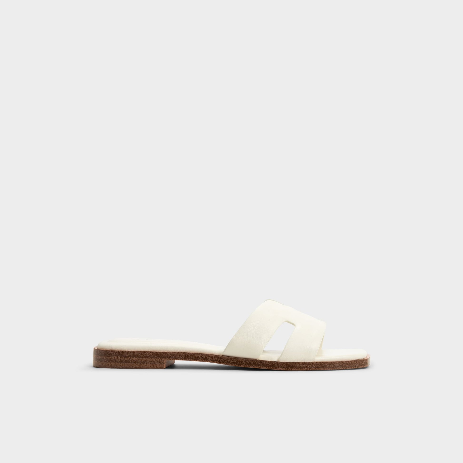 Main View of White Itsandal Slide sandal for Womens