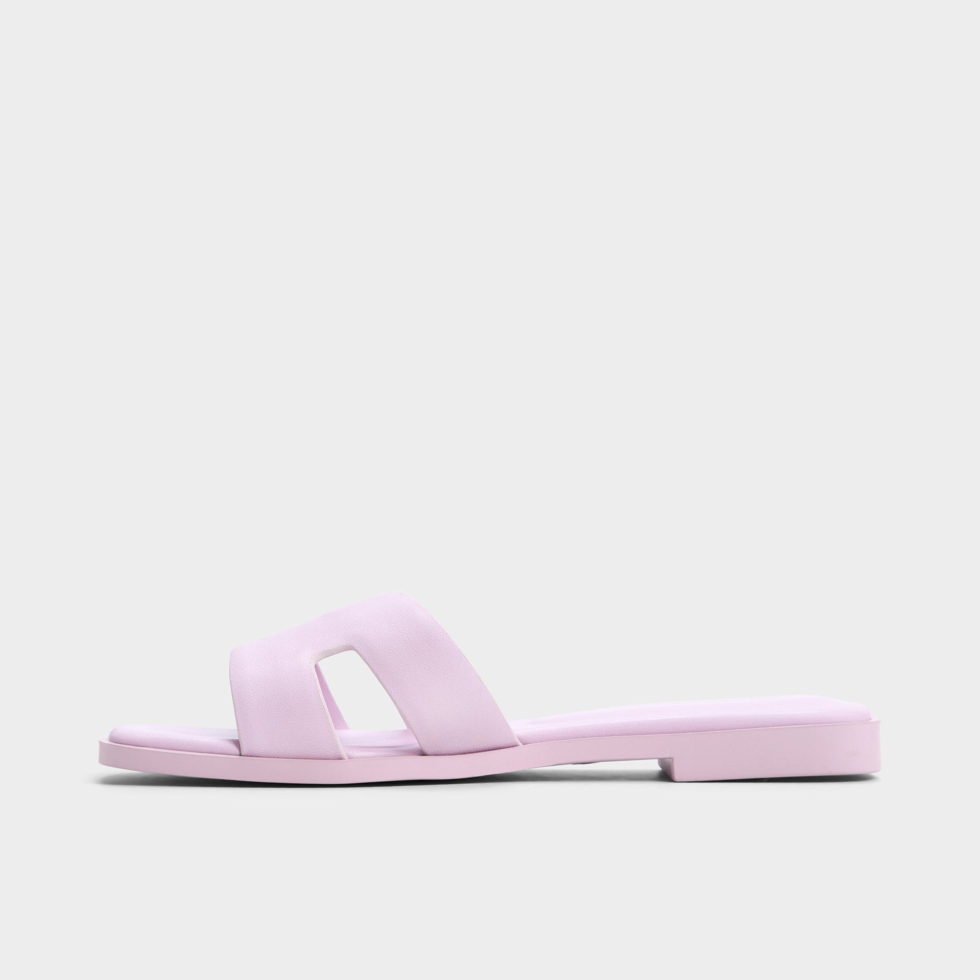 Side view of Light Purple Itsandal Slide sandal