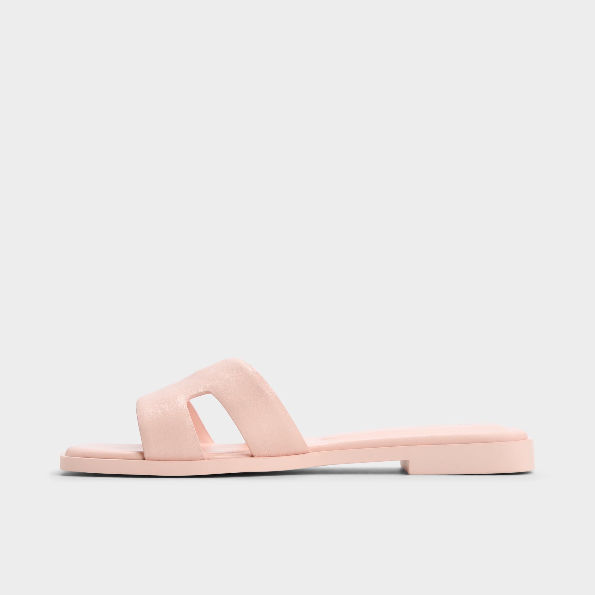 Side view of Light Pink Itsandal Slide sandal