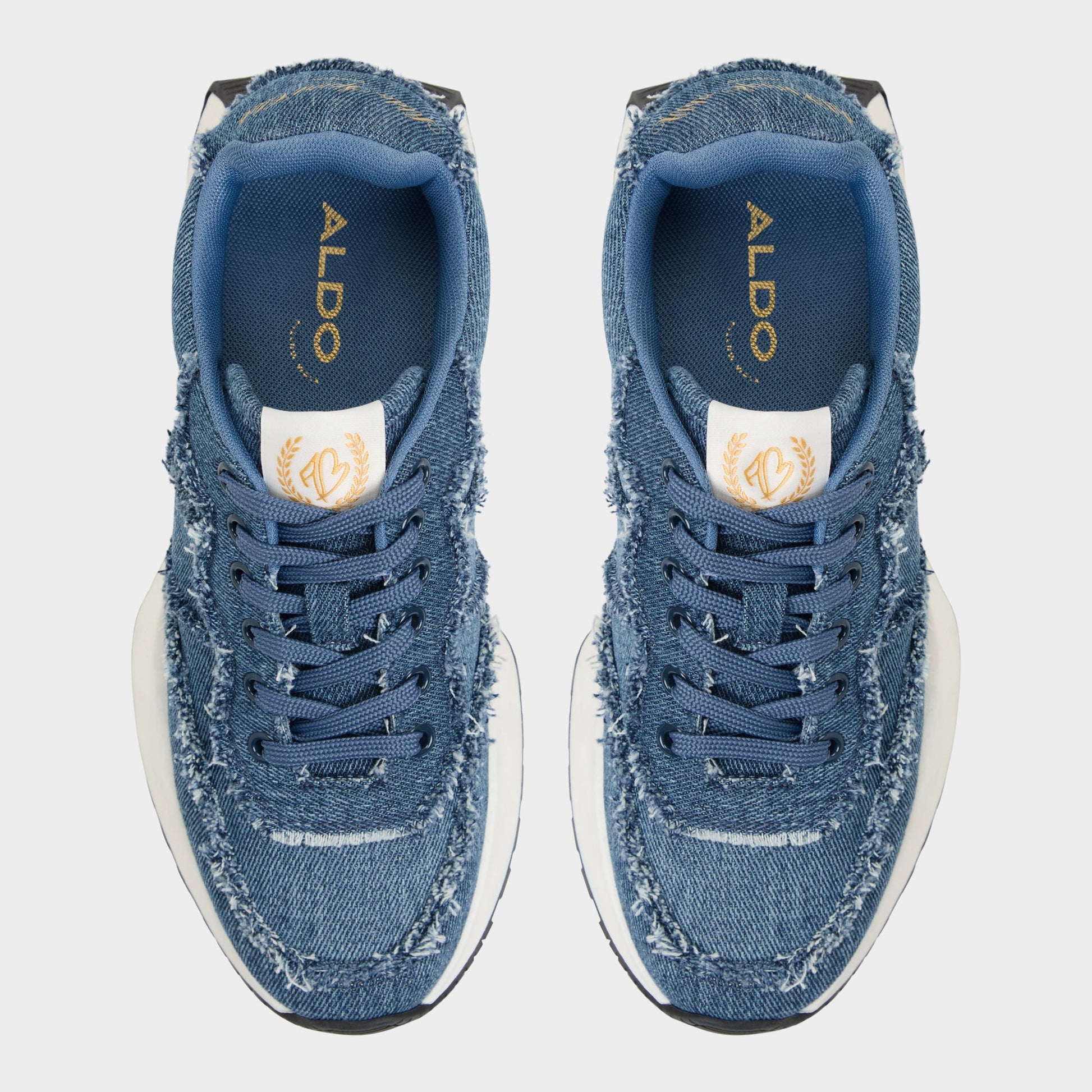 Top-down view of the Denim Proader Jogger sneaker