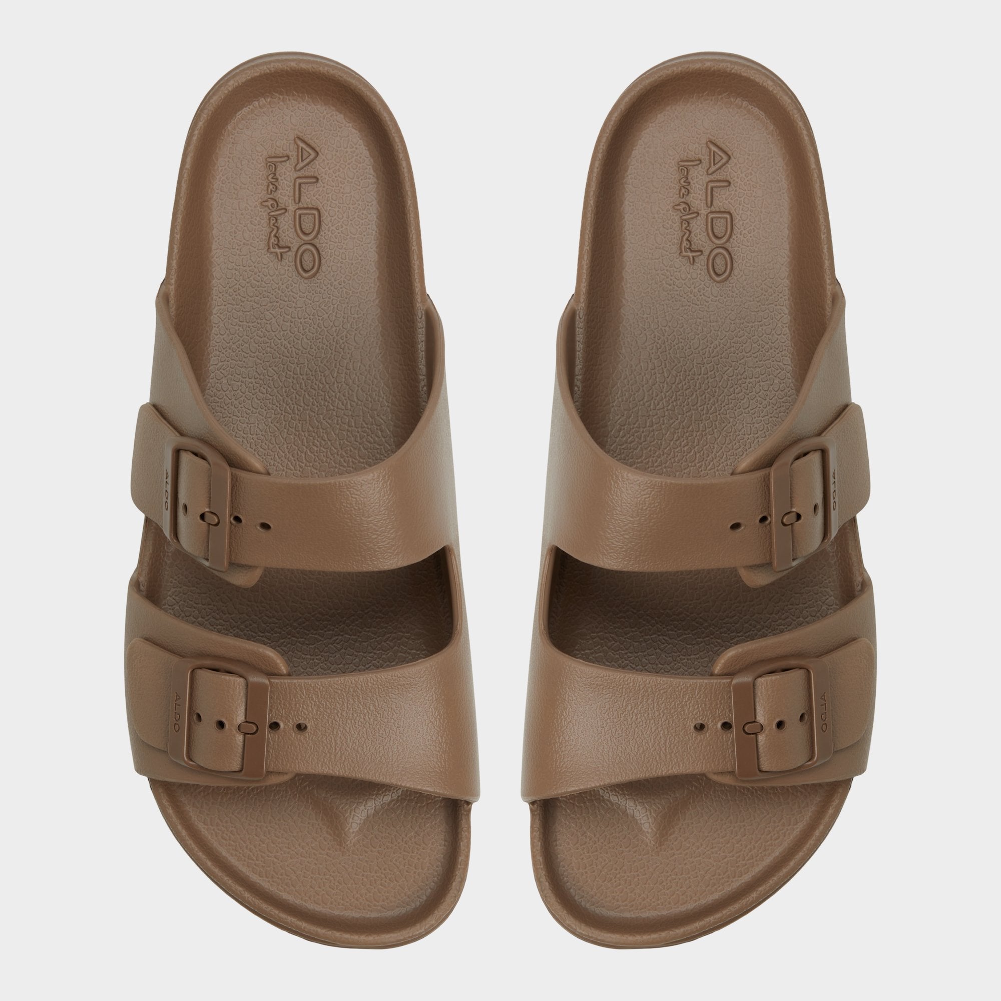 Hideo Light Brown Men's Slides – ALDO