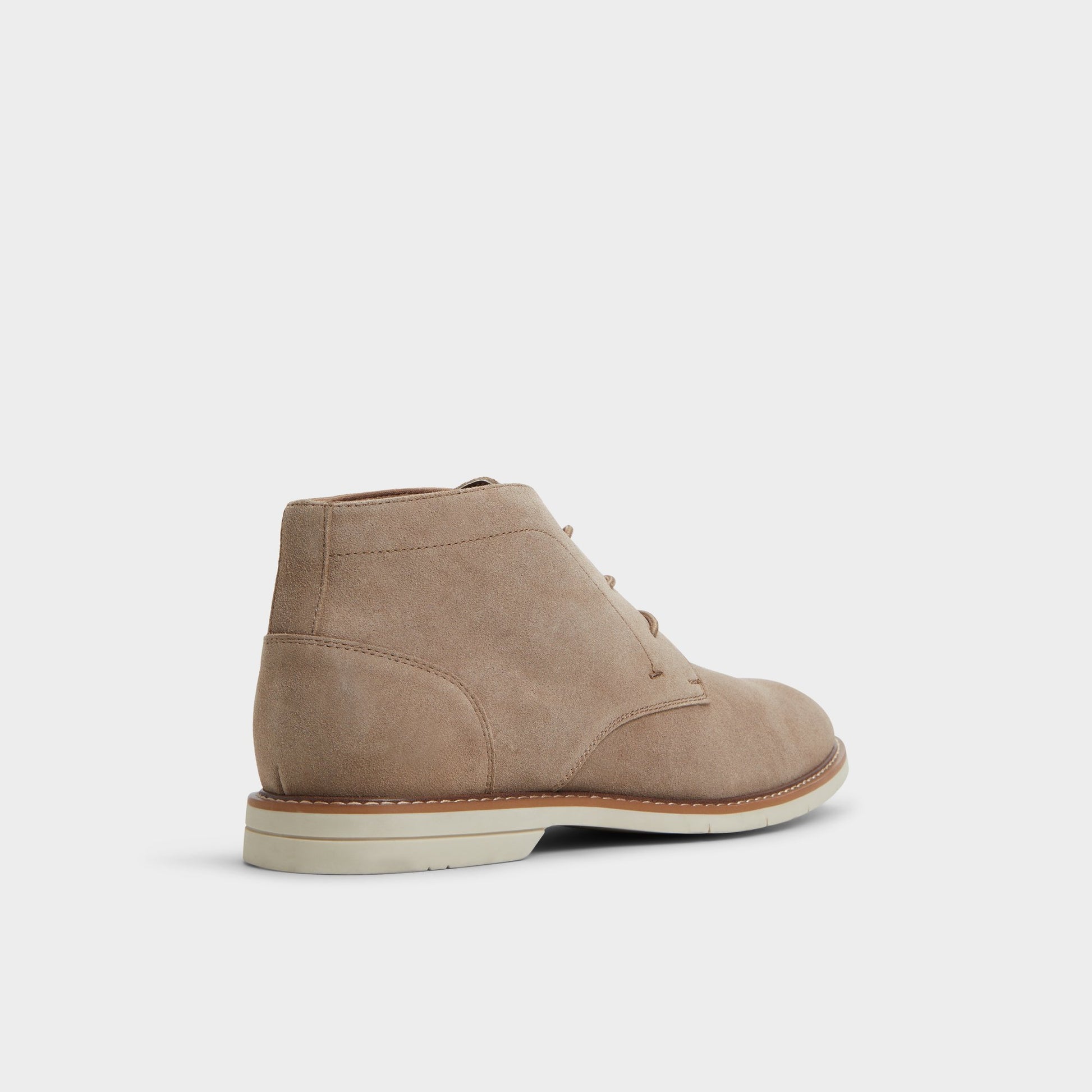 Three-quarter angle of Other Brown Brisbane Lace-up boot's back side