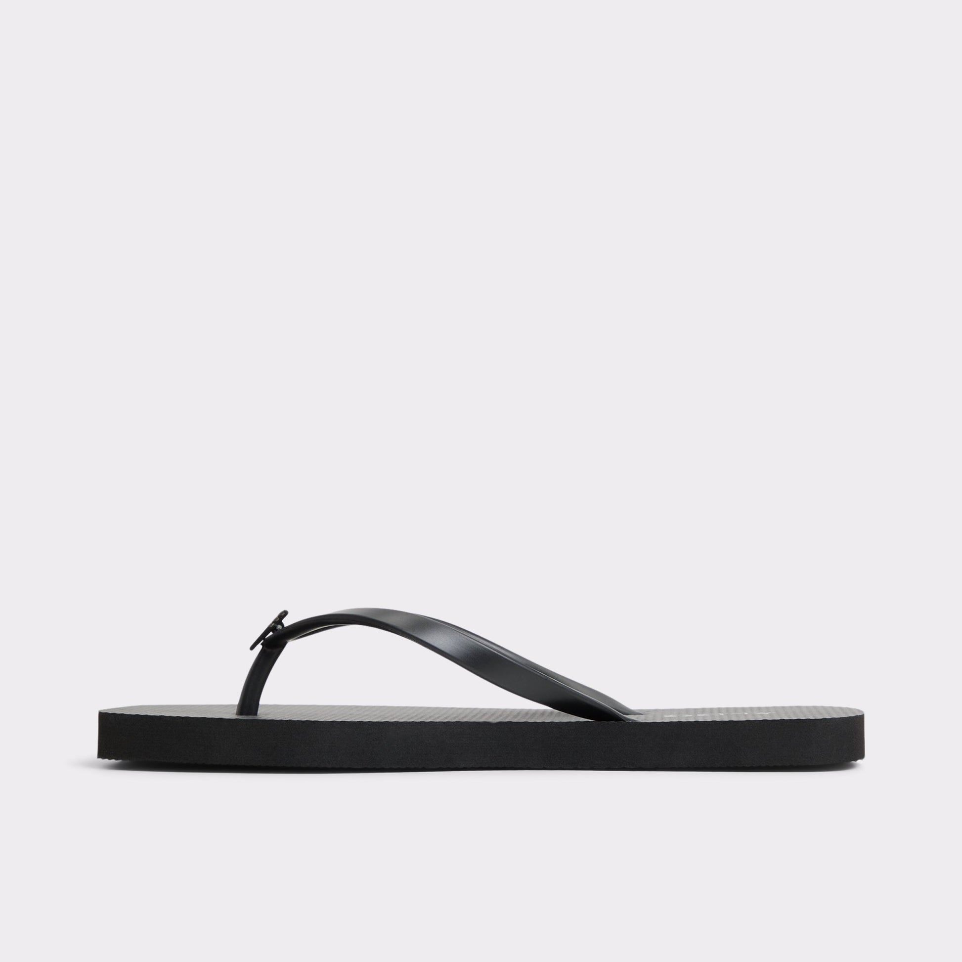 Side view of Black Beachready Flip flop