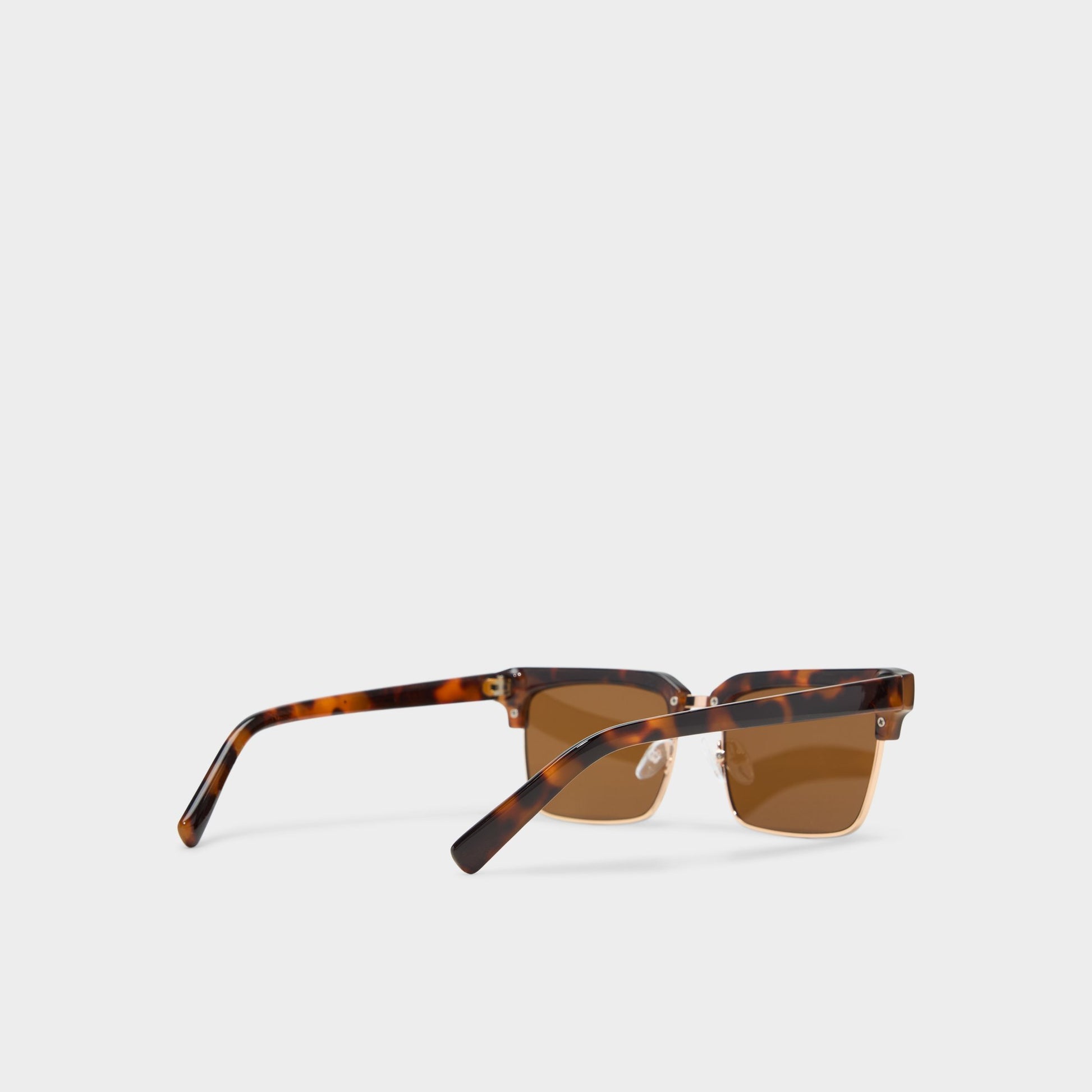 aldo goggles ALDO Women's Apanas Rectangle Sunglasses – Brown