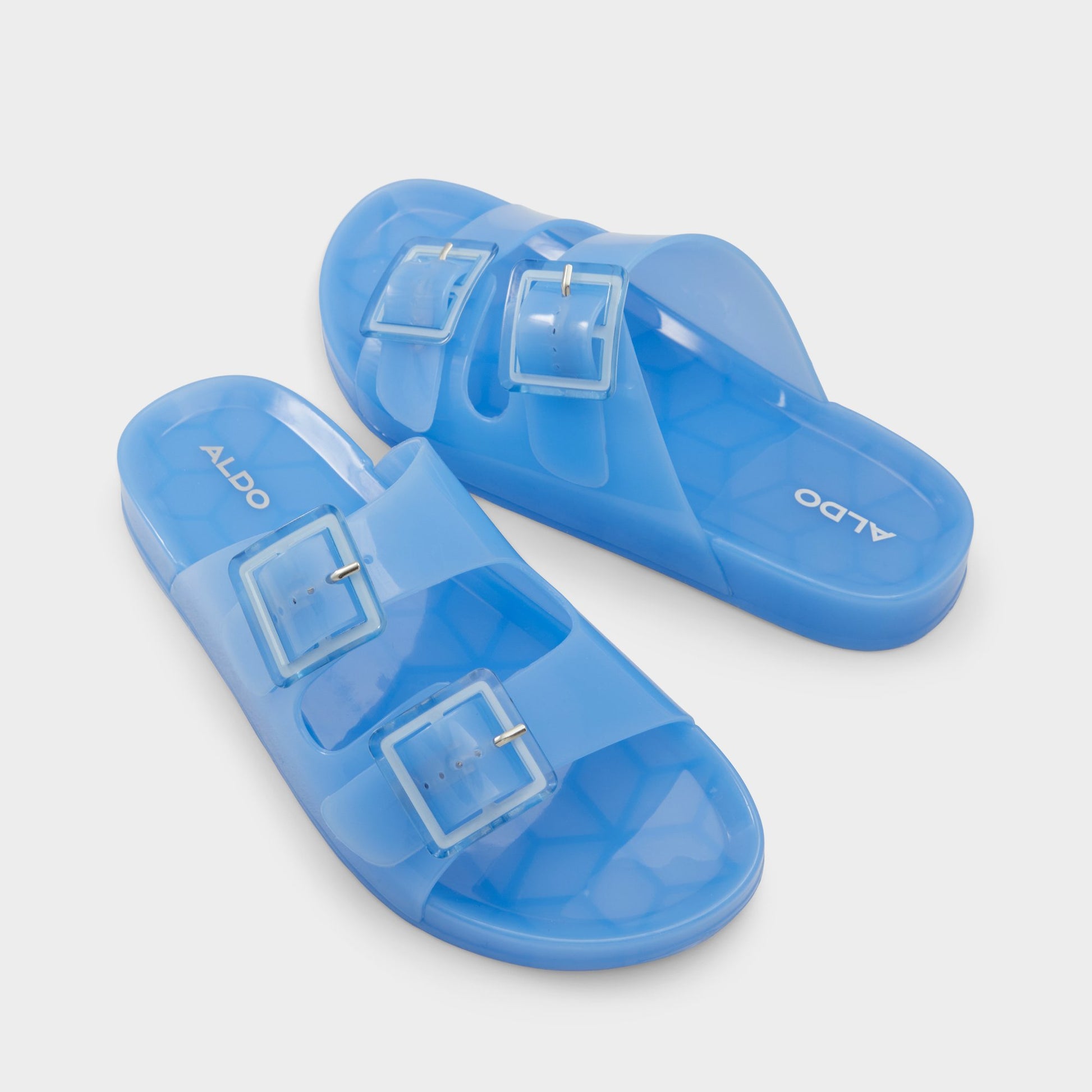 Vue principale de Bleu Clair Lendon Sandale en gelée pour Femmes