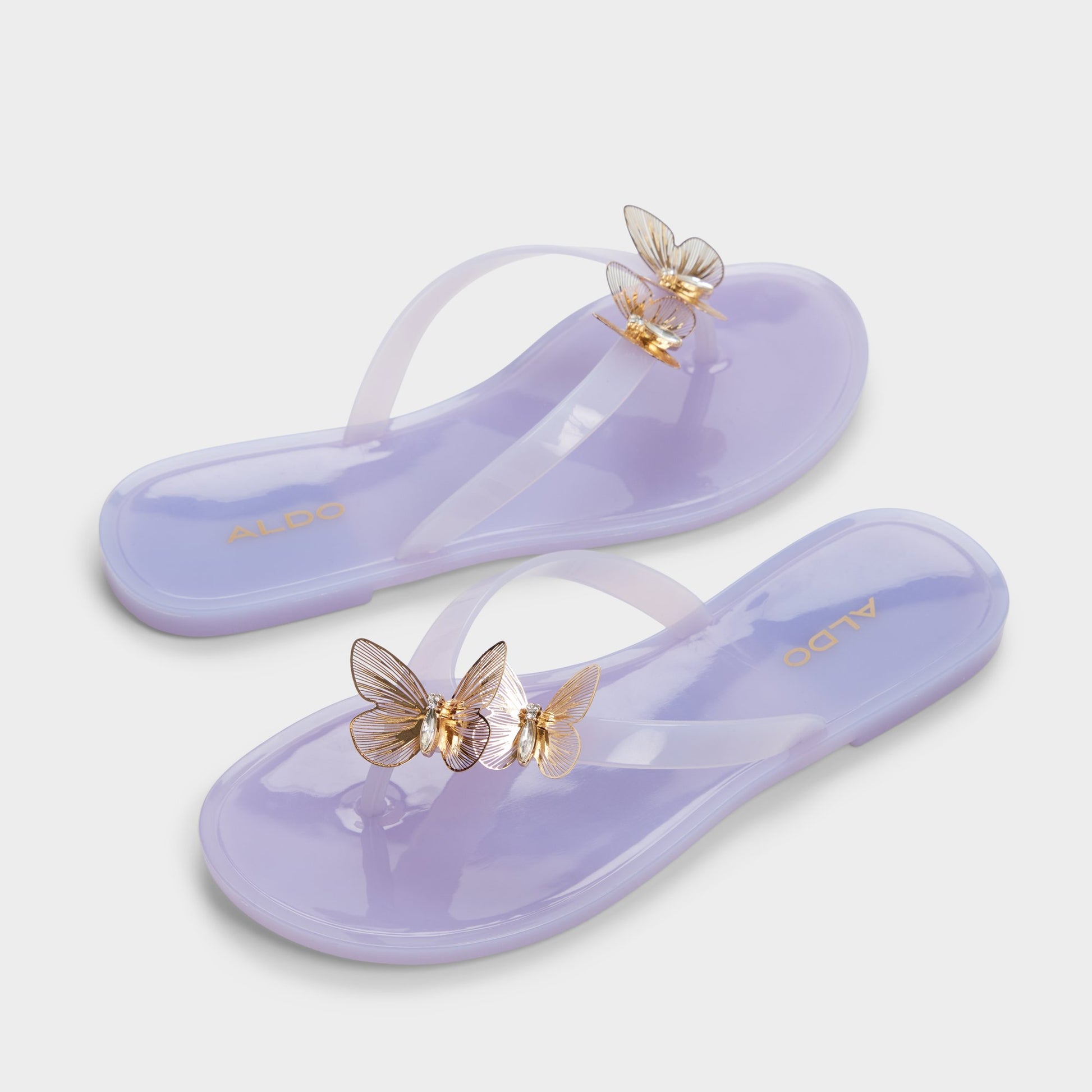 Main View of Light Purple Siarrah Flip flop for Womens
