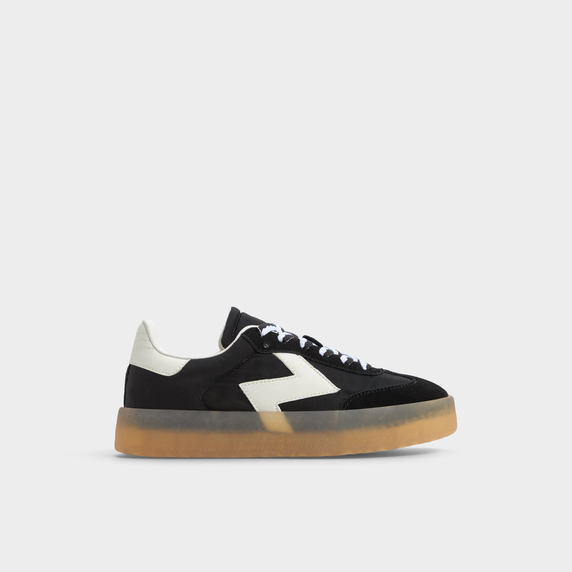 Main View of Black Retrostep Low top sneaker for Womens
