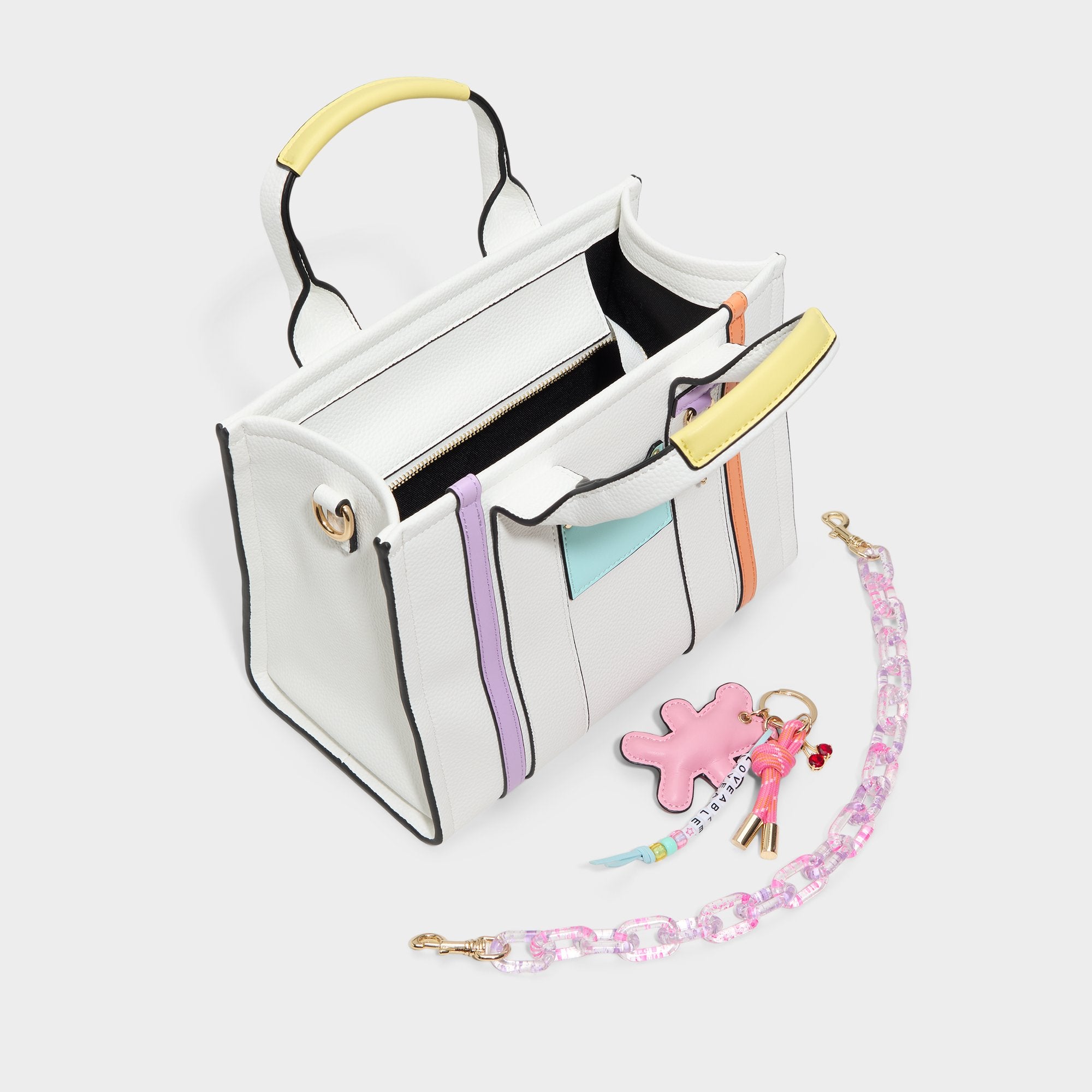 Theriliax White/Multi Women's Tote & Satchel bags Theriliax White/Multi Women's Tote & Satchel bags