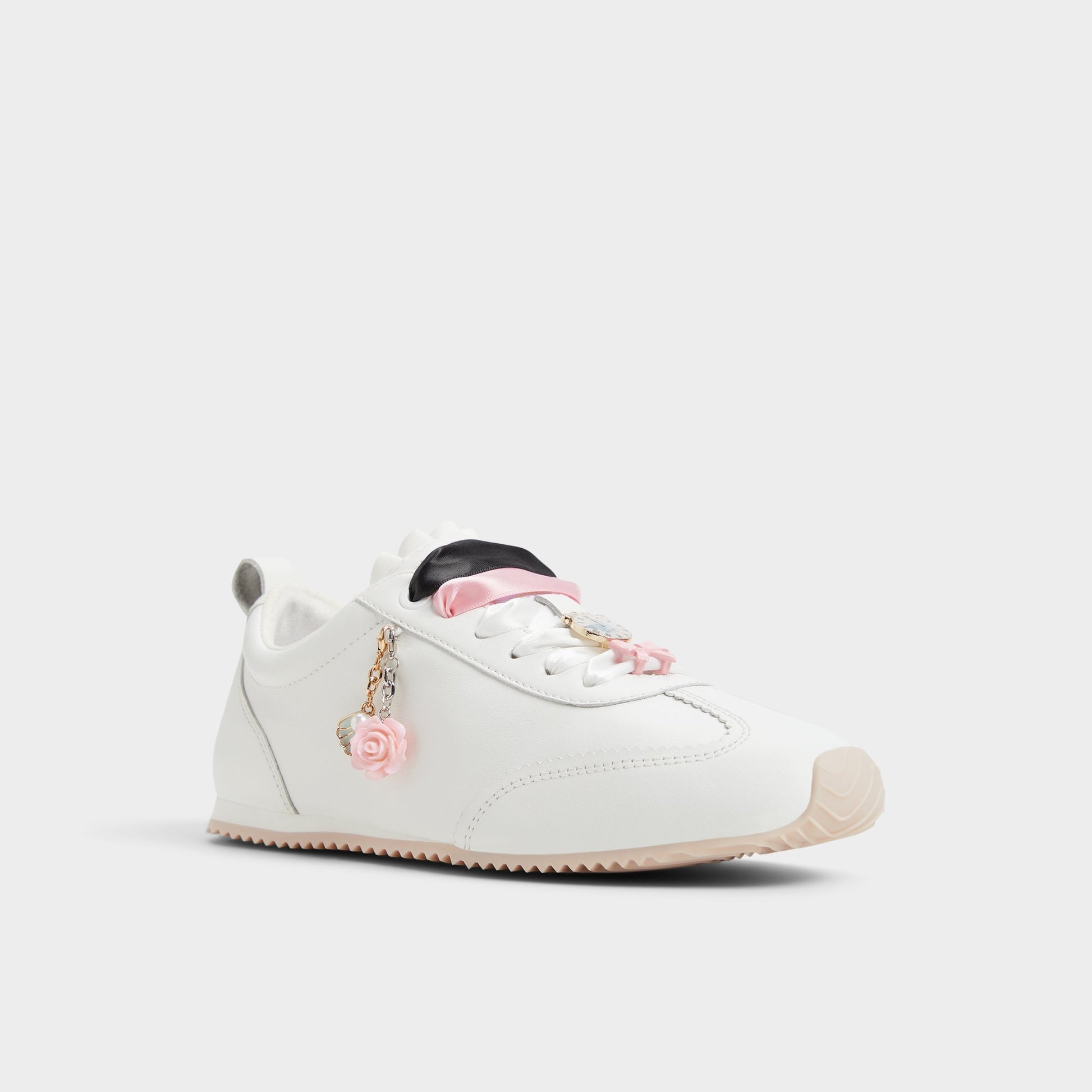 Three-quarter angle of White Princesssneaker Disney | ALDO's front side
