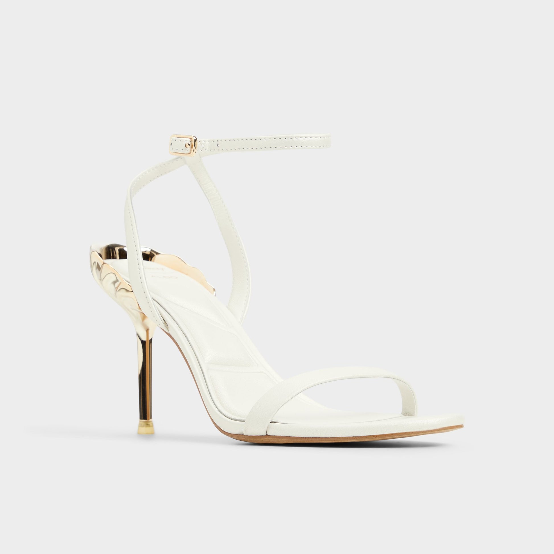 Three-quarter angle of White Arielheel Disney | ALDO's front side