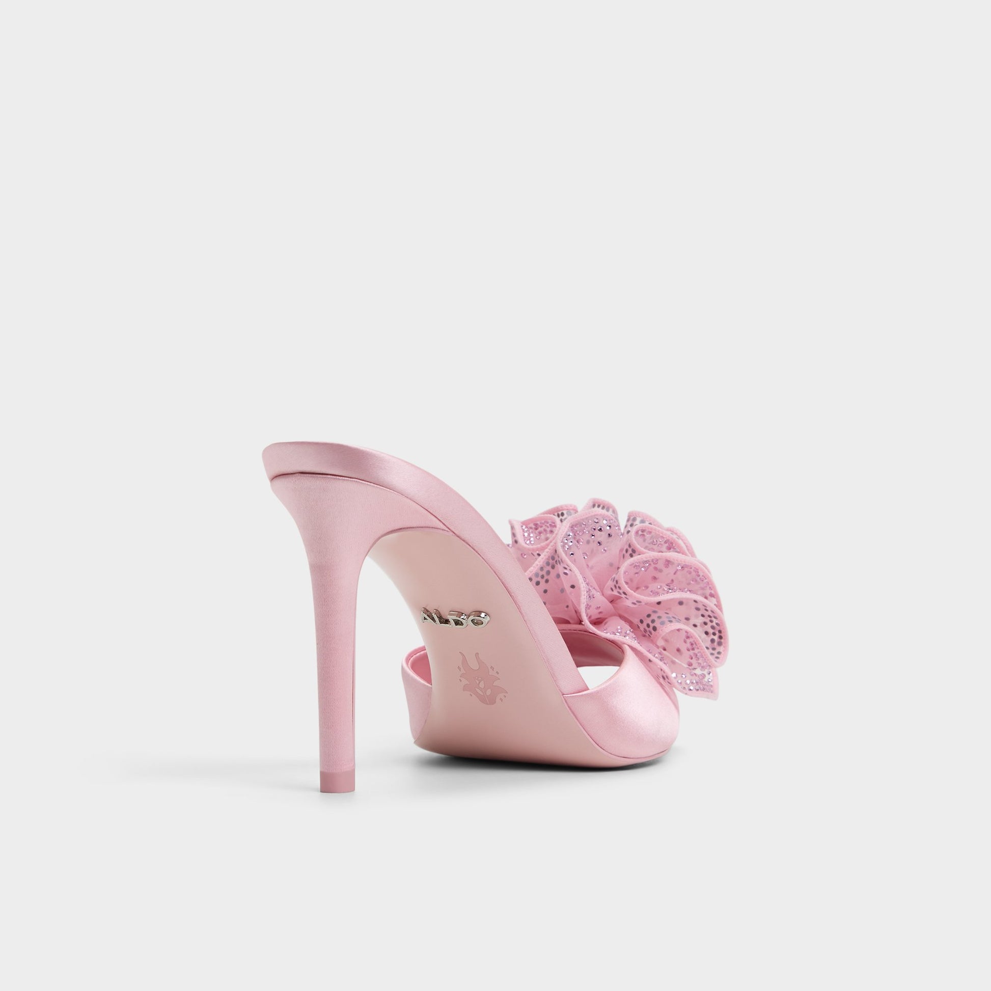 Three-quarter angle of Light Pink Auroramule Disney | ALDO's back side