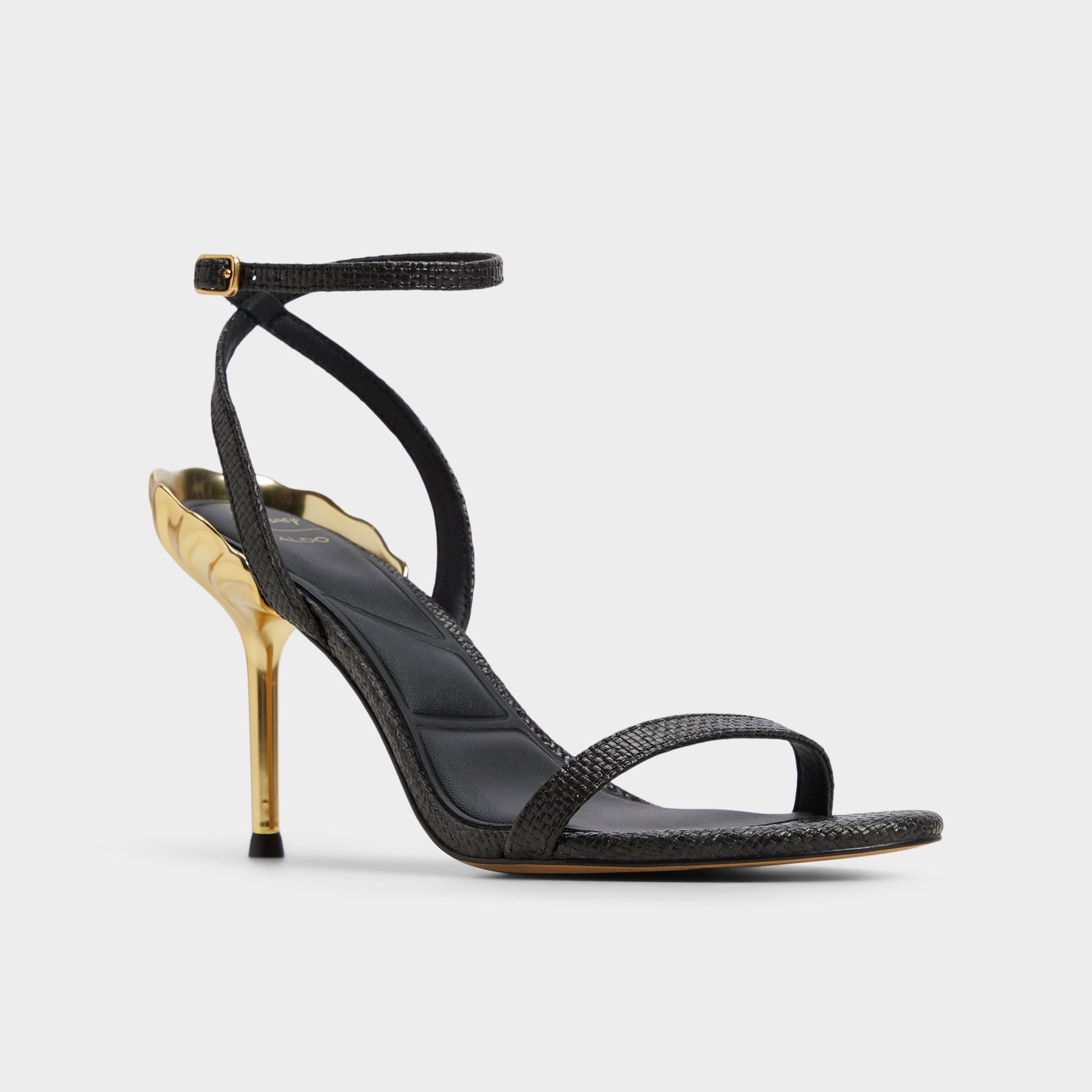 Three-quarter angle of Black Ursulaheel Disney | ALDO's front side