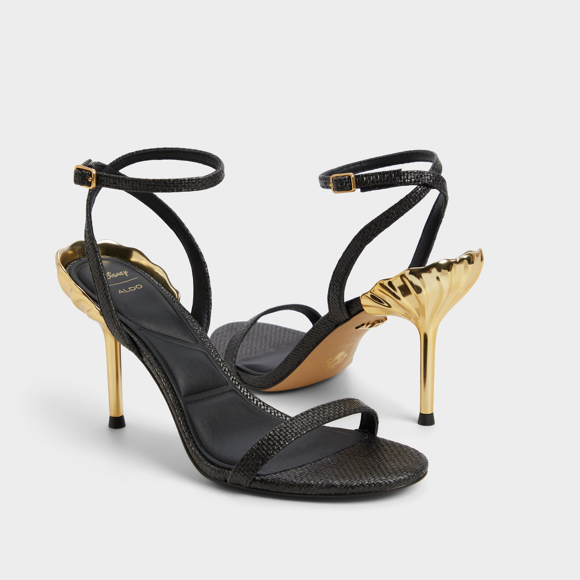 Highlighted view of a pair of Black Ursulaheel Disney | ALDOs