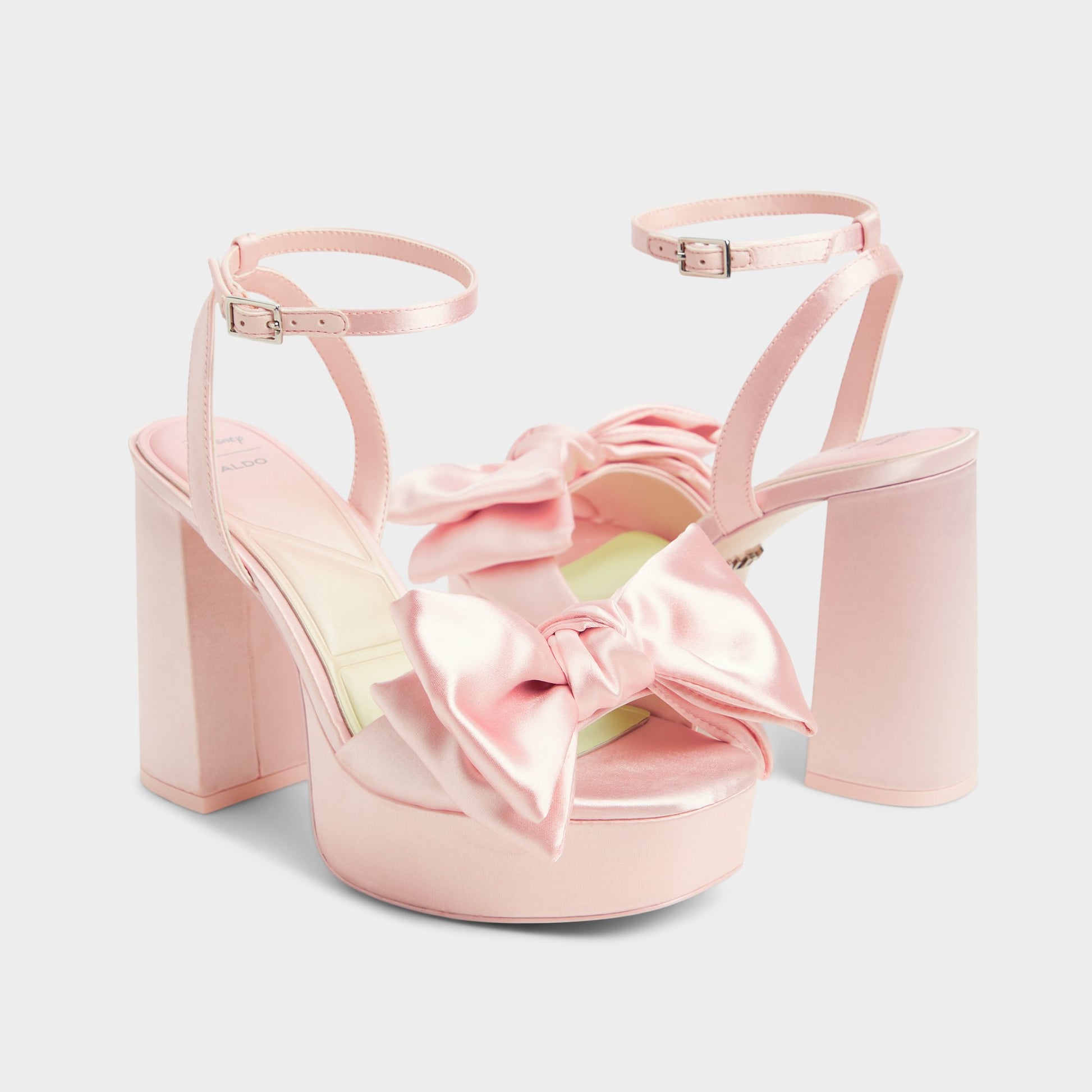 Highlighted view of a pair of Light Pink Stepsistersheel Disney | ALDOs