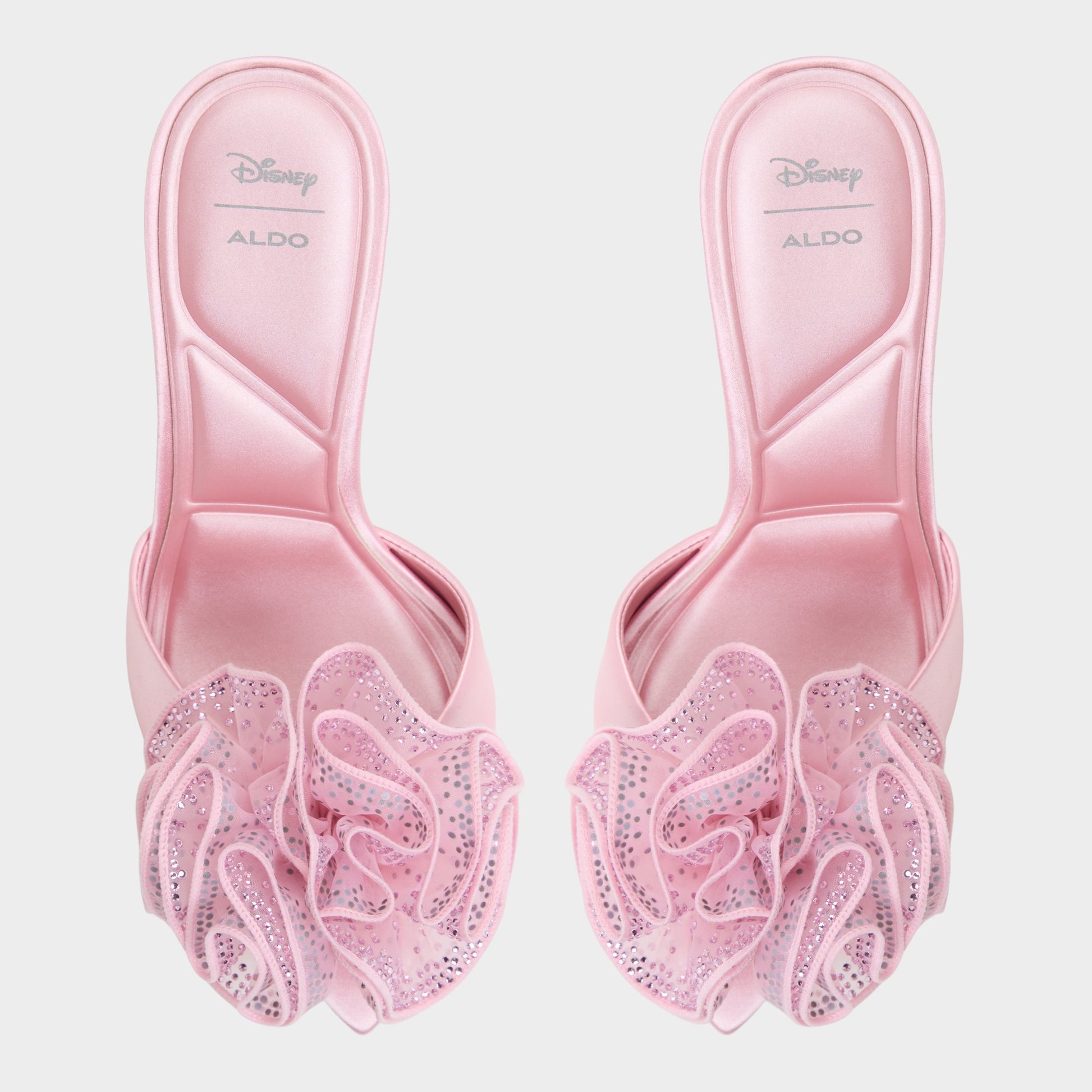 Top-down view of the Light Pink Auroramule Disney | ALDO