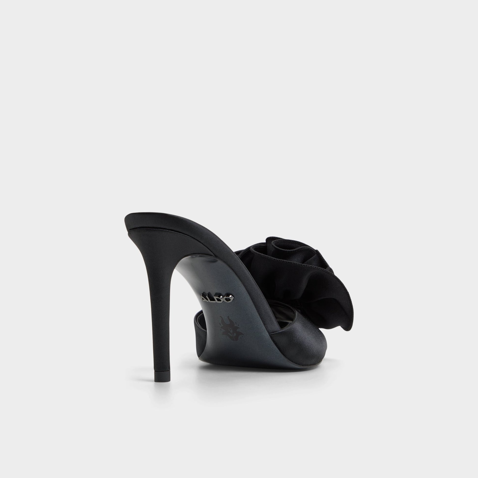 Three-quarter angle of Black Maleficentmule Disney | ALDO's back side