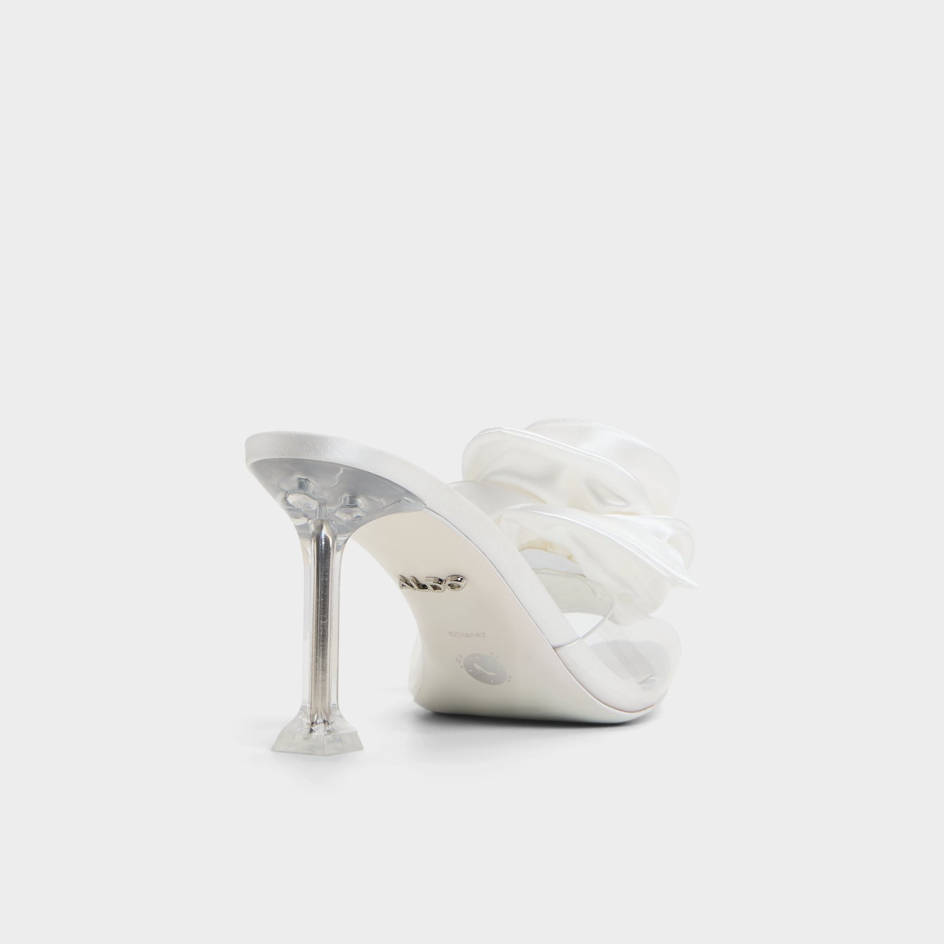 Three-quarter angle of White Cinderellamule Disney | ALDO's back side