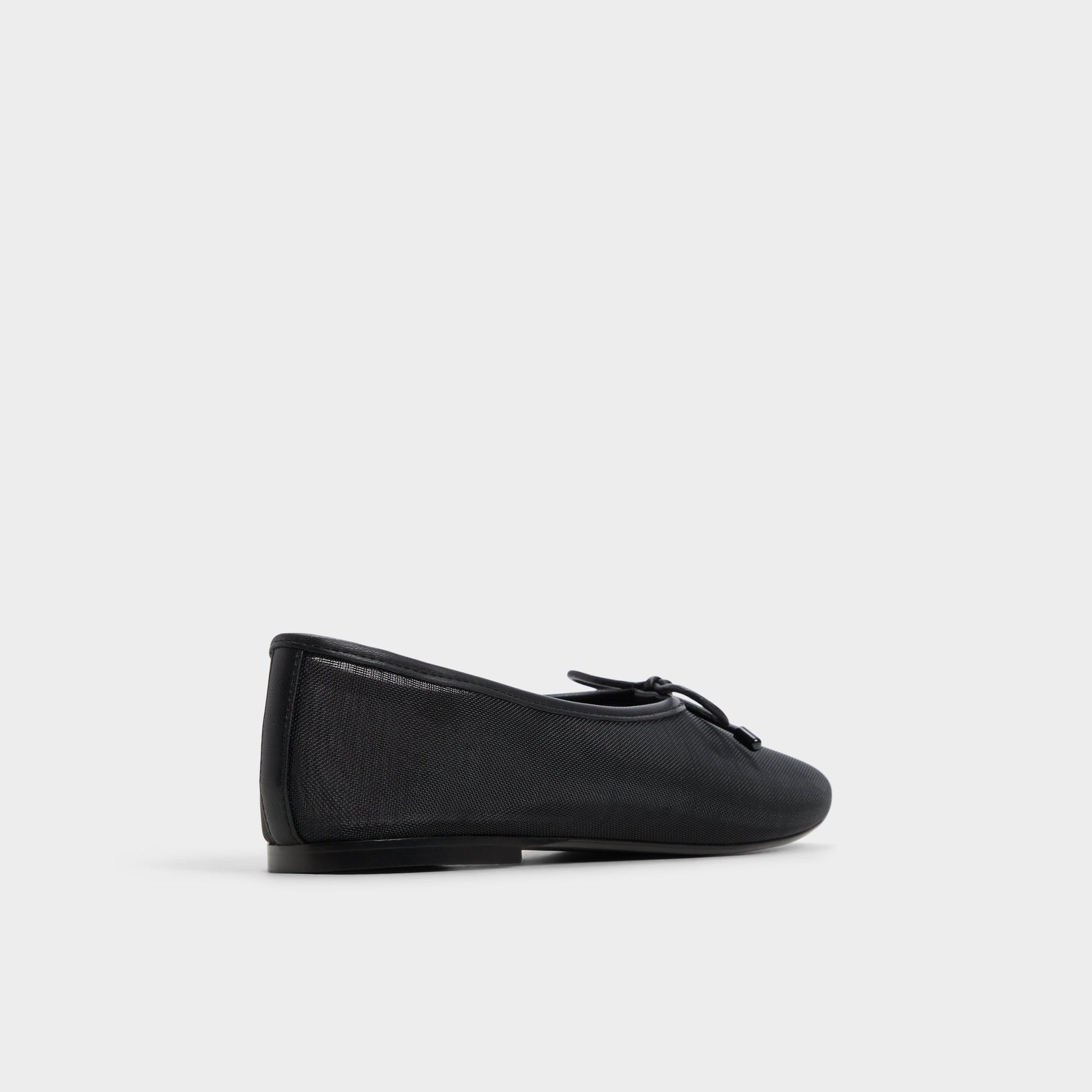 Three-quarter angle of Other Black Joselie Ballerina's back side