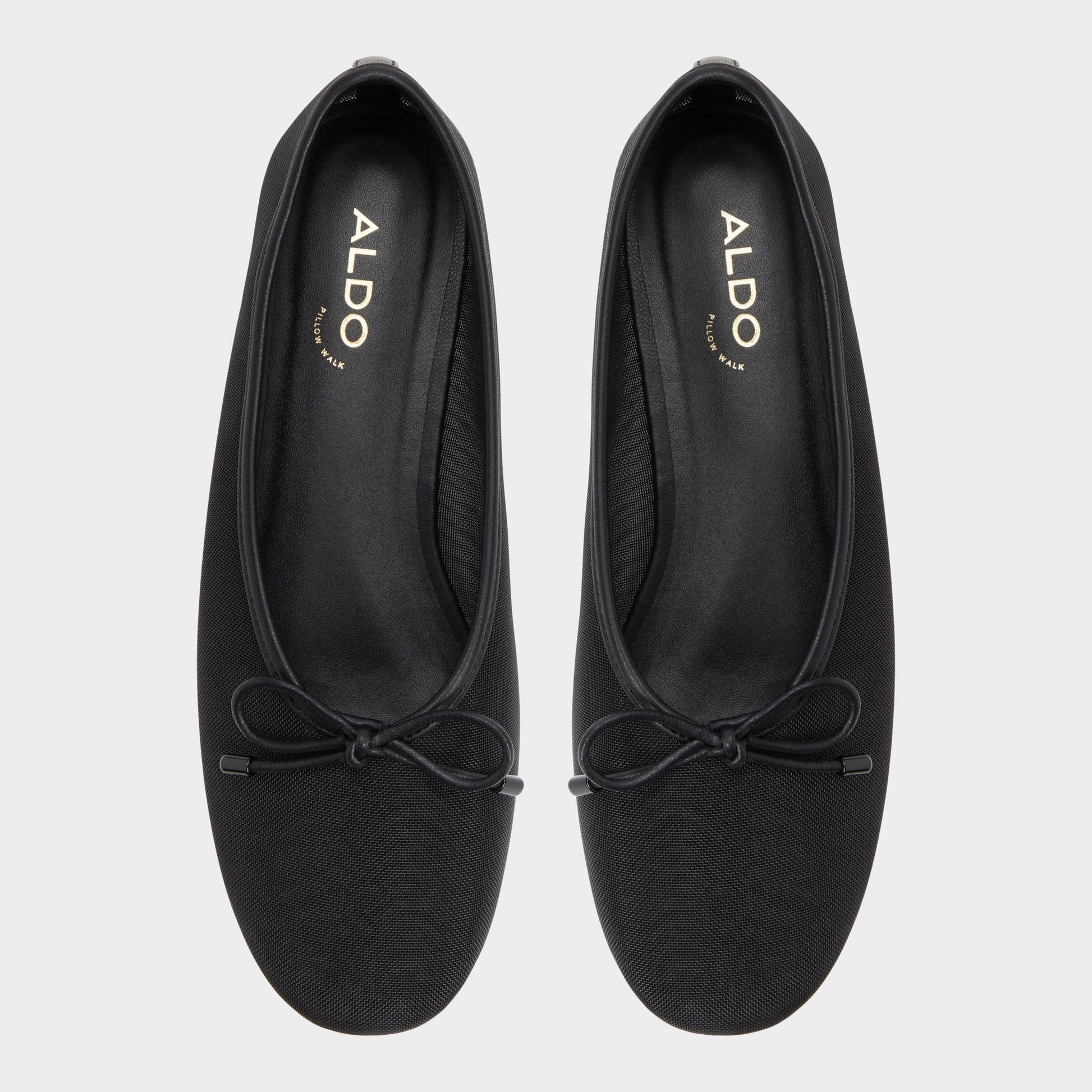 Top-down view of the Other Black Joselie Ballerina