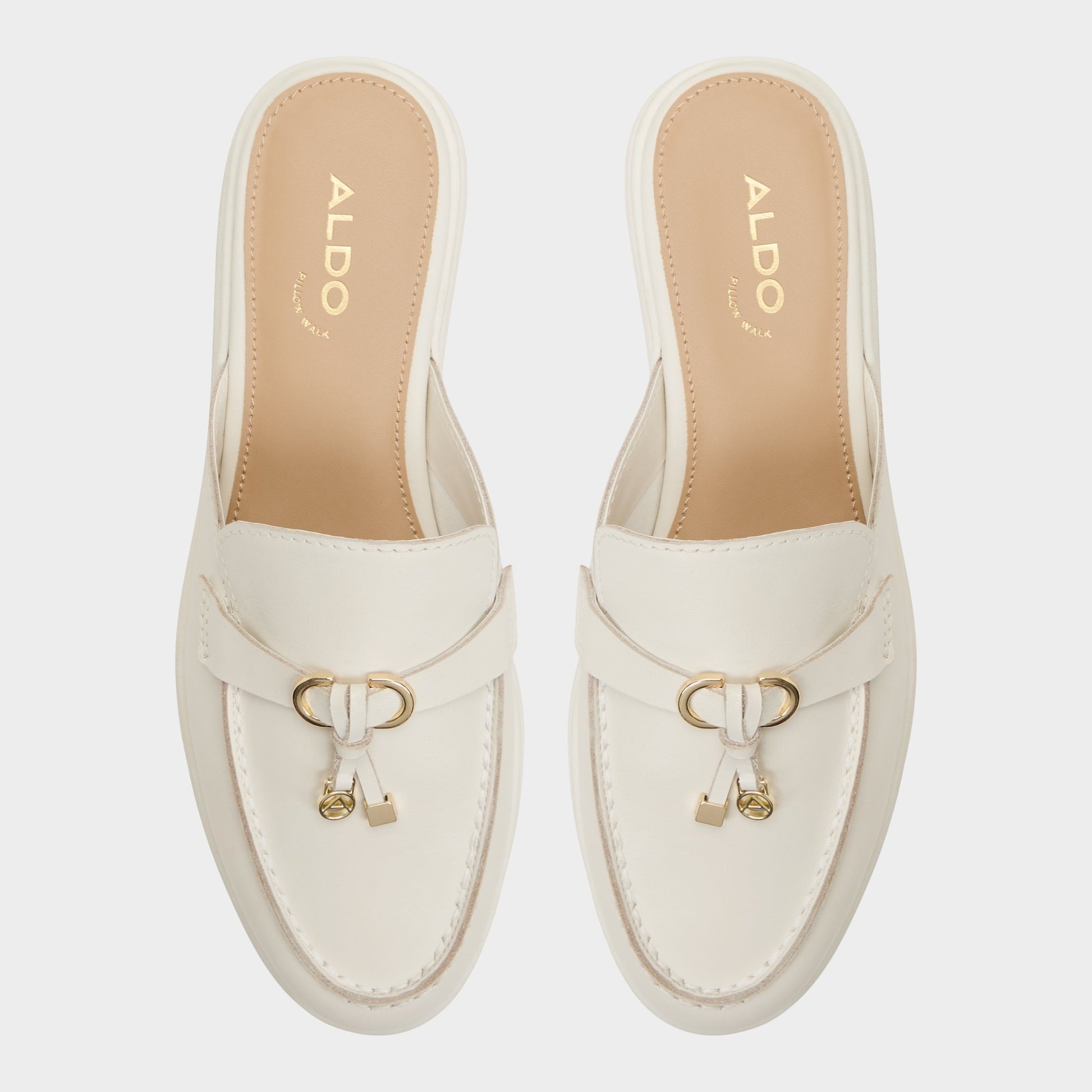 Top-down view of the White/Bone Kedoacien Mule