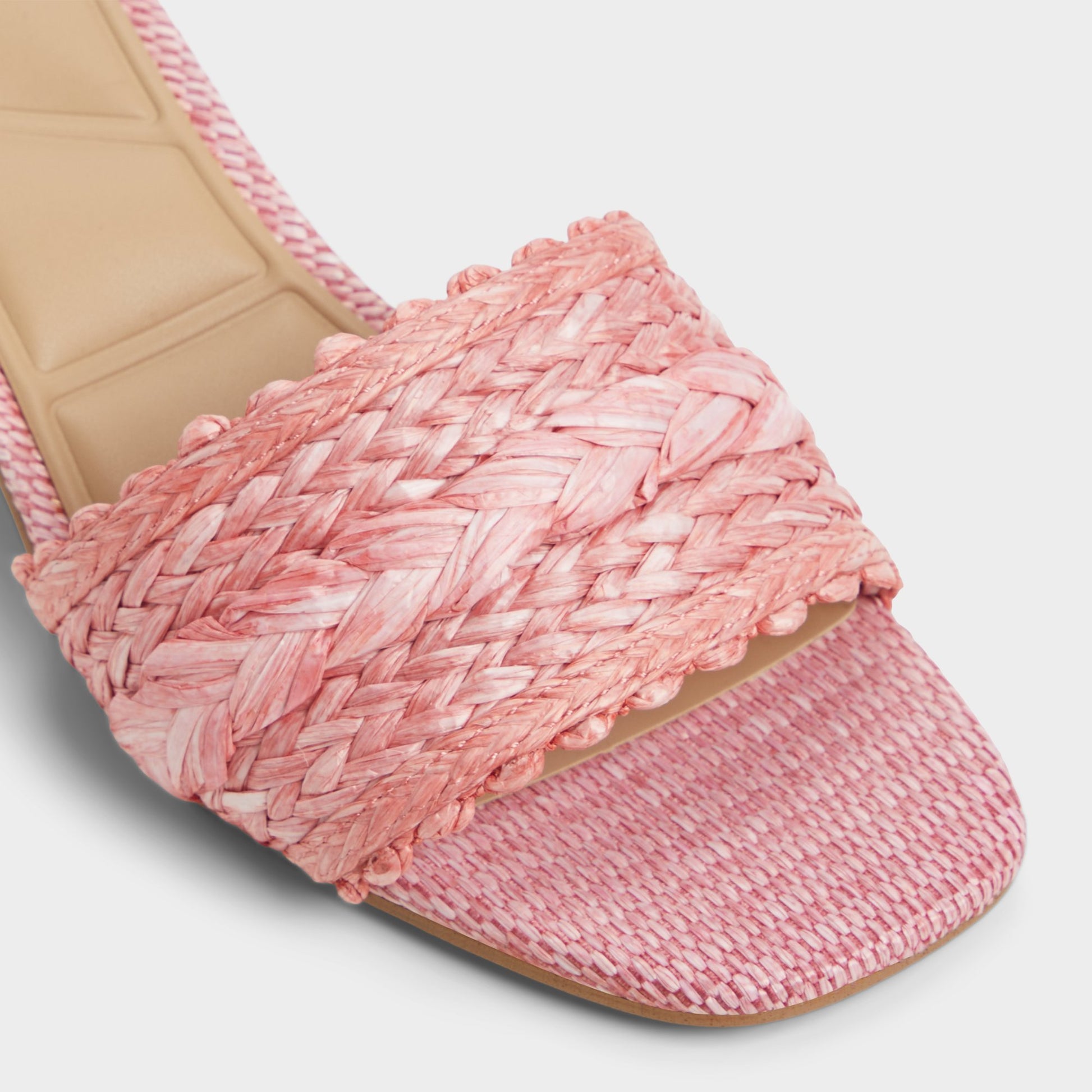 Close-up of the Other Pink Claudina Heeled mule