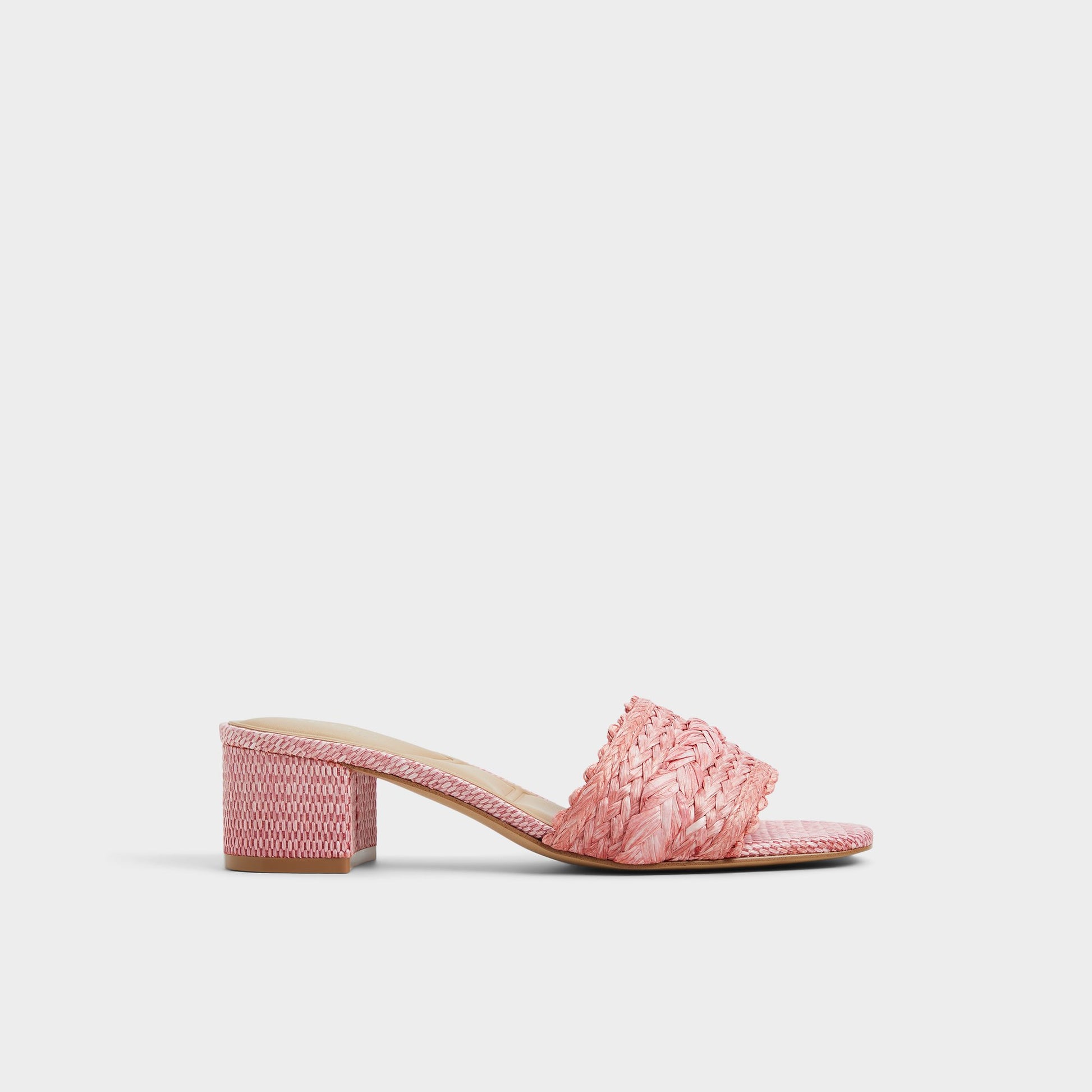 Main View of Other Pink Claudina Heeled mule for Womens