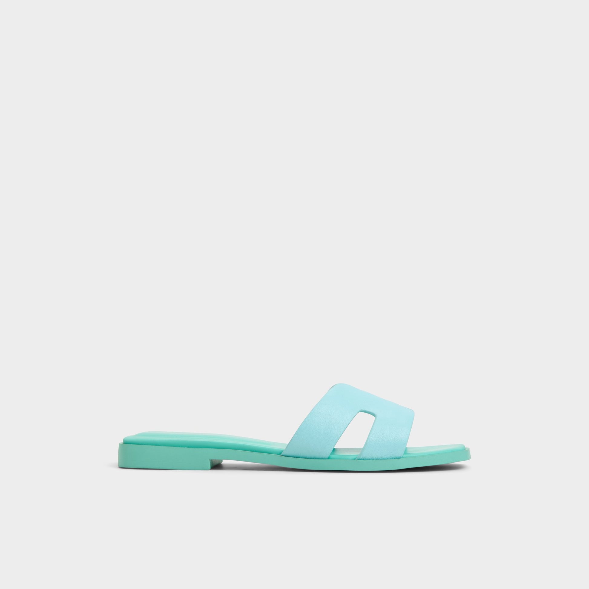 Main View of Turquoise Itsandal Slide sandal for Womens
